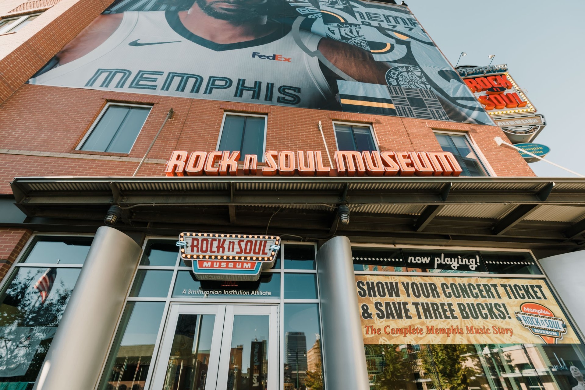 Memphis Rock n Soul Museum outside view