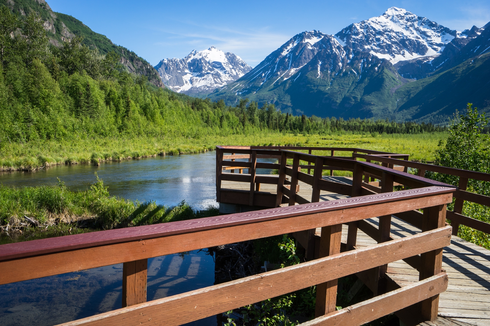 Eagle River Nature Center Boardwalk