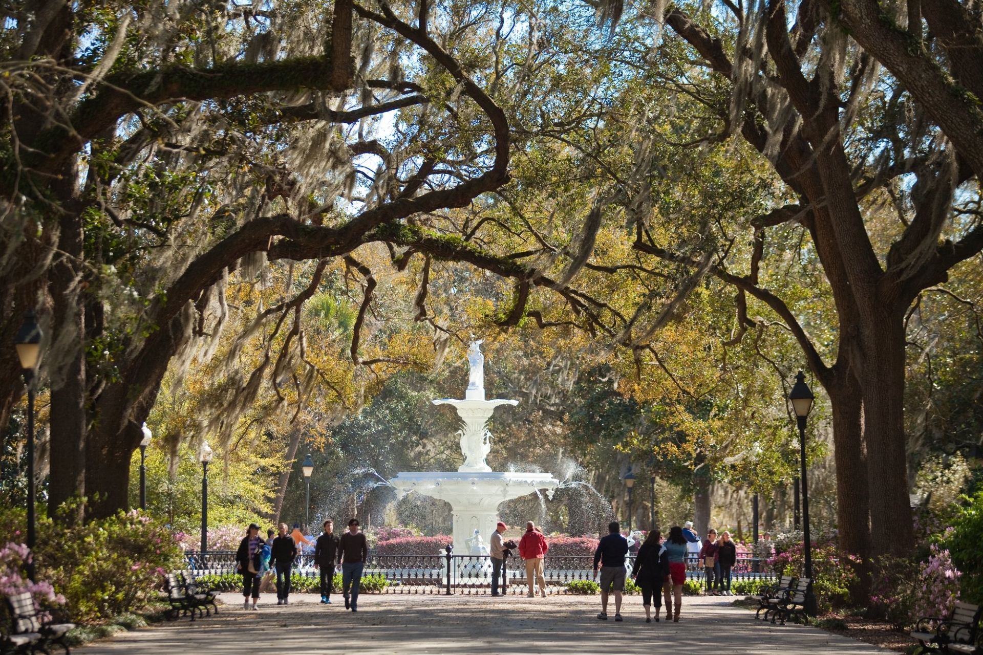 Forsyth Park Fountain in Savannah GA Image By Explore Georgia Tourism
