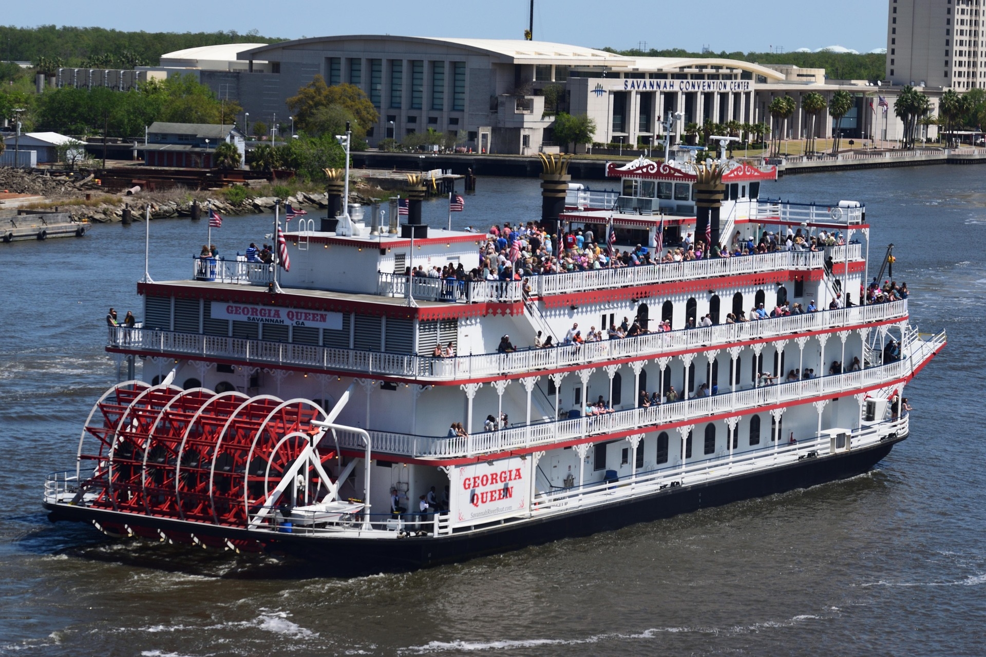 River Boat Queen Savannah GA Image by Paul Brennan from