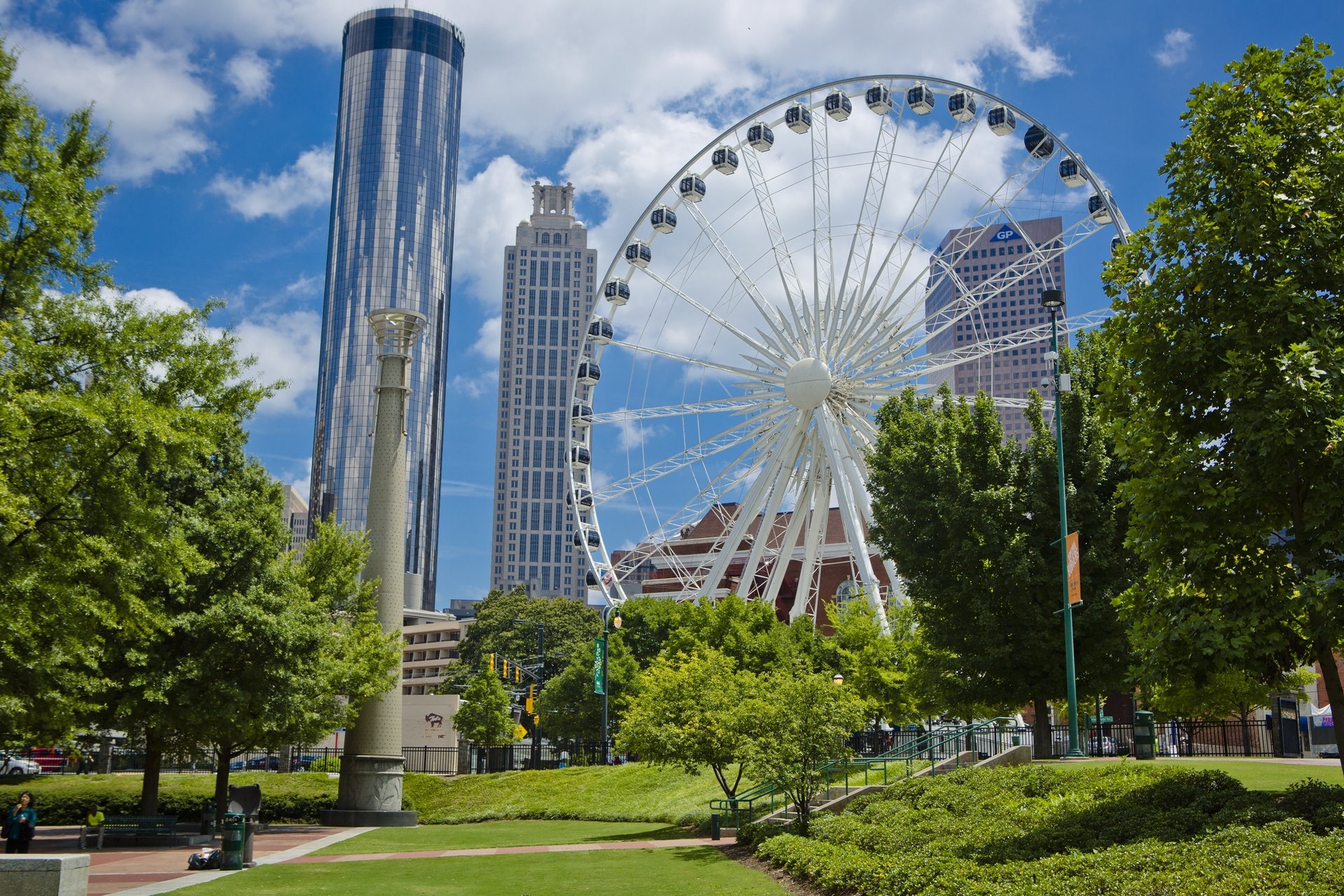 Sky Wheel Atlanta Centennial Park GA Image By Explore Georgia Tourism