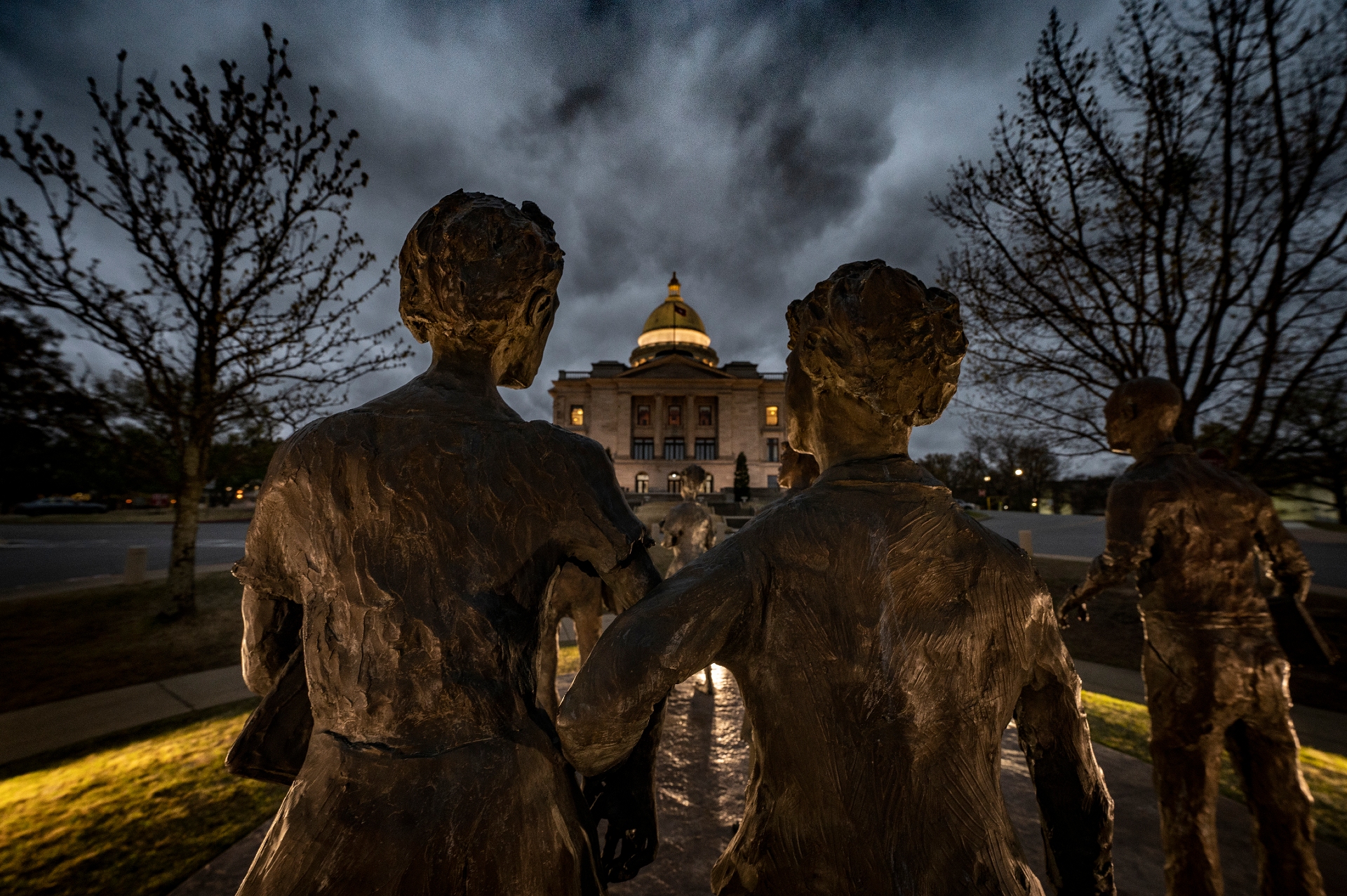 Capitol Grounds Storm The Little Rock Nine AK The Walmart Museum Image By Arkansas The Natural State Tourism Board