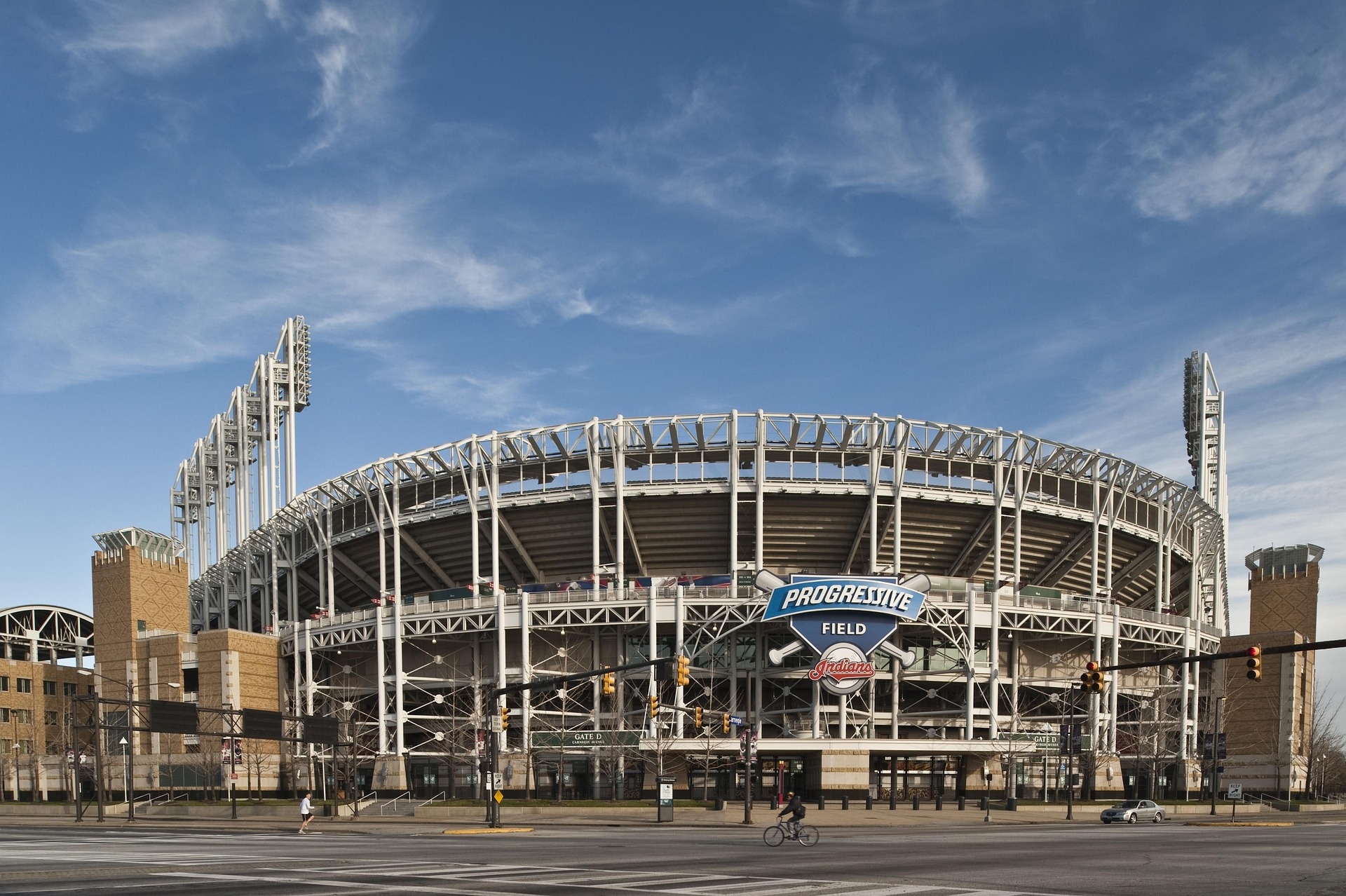 Cleveland Progressive Field Stadium Ohio Image by Doug Bardwell from