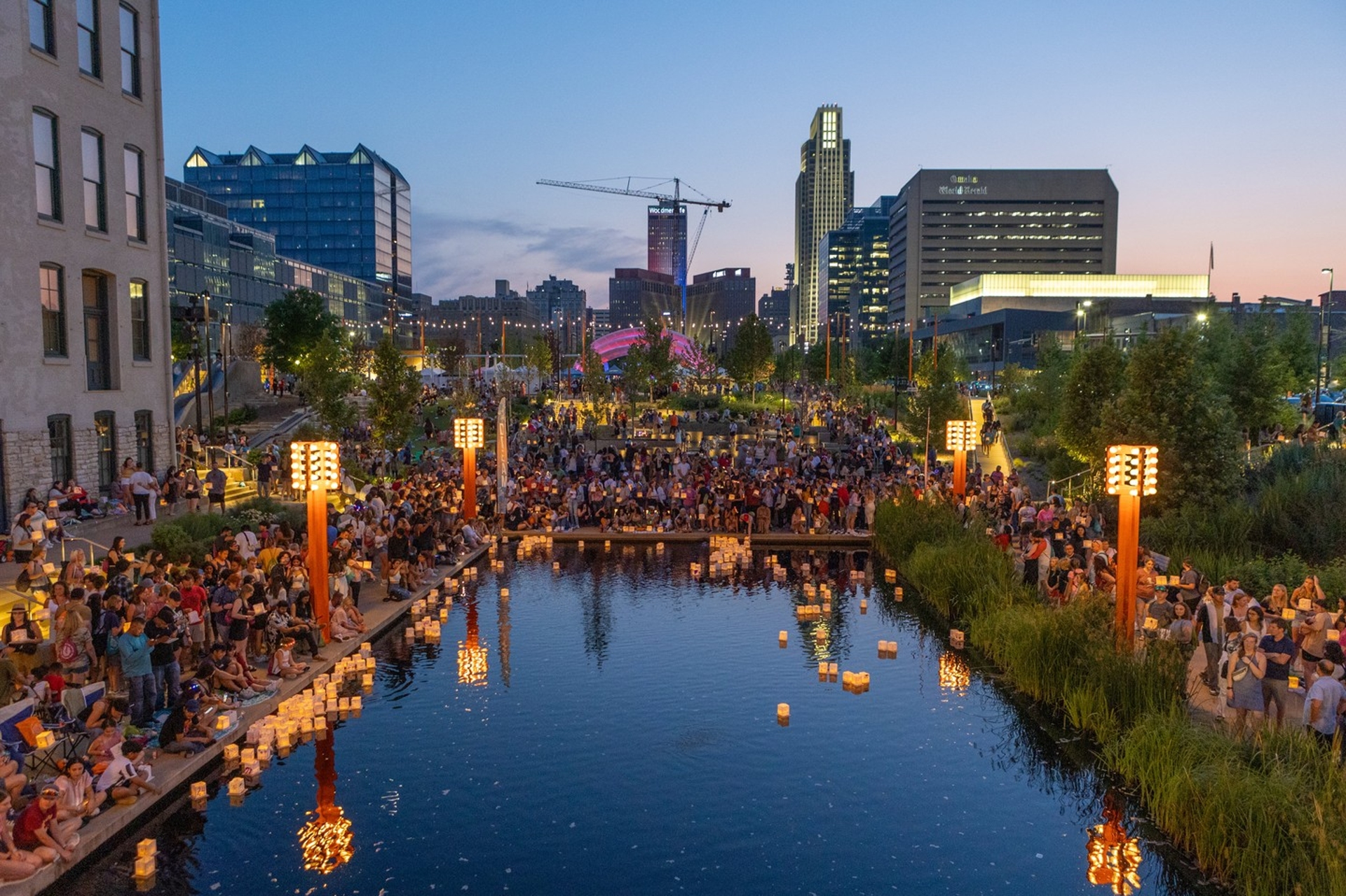 Gene Leahy Mall RiverFront Credit Visit Nebraska
