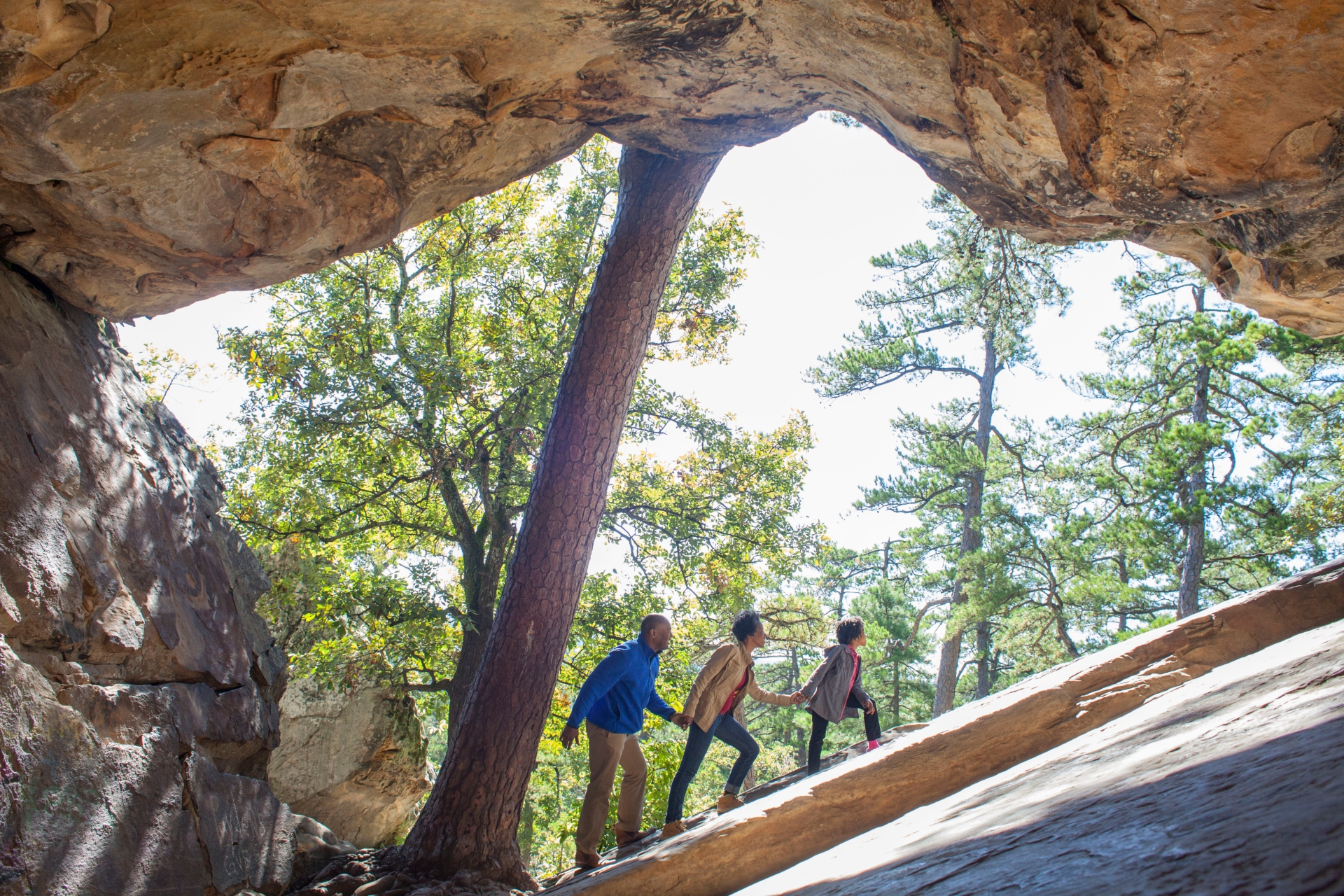 Hiking Robbers Cave State Park Wilburton OK Image By Travel Oklahoma Canuckiwi
