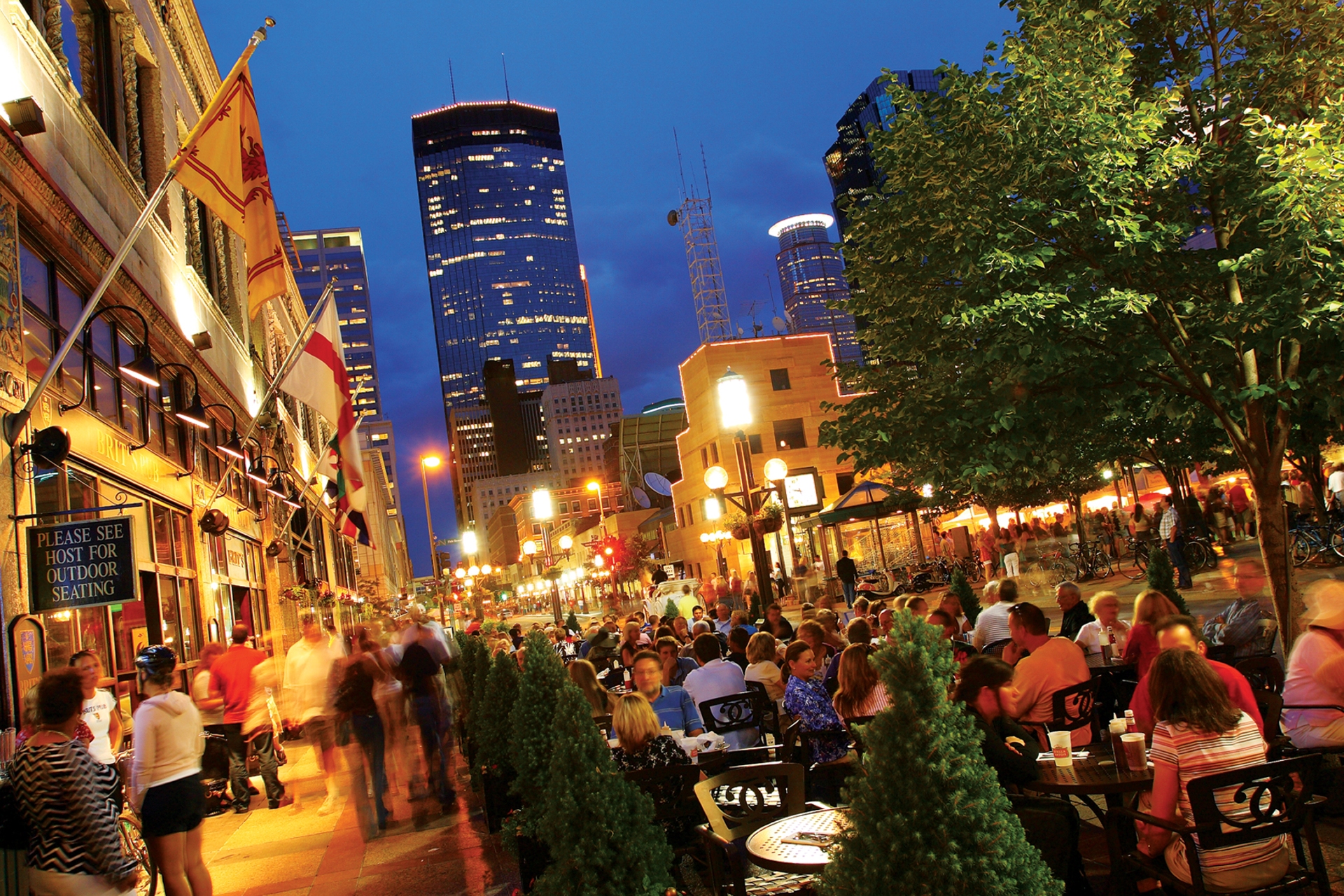 Minneapolis MN Nicollet Avenue Entertainment area Downtown Image By Meet Minneapolis The Tour Operator