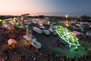 North Dakota Nighttime Midway State Fair Image By North Dakota Be Legendary