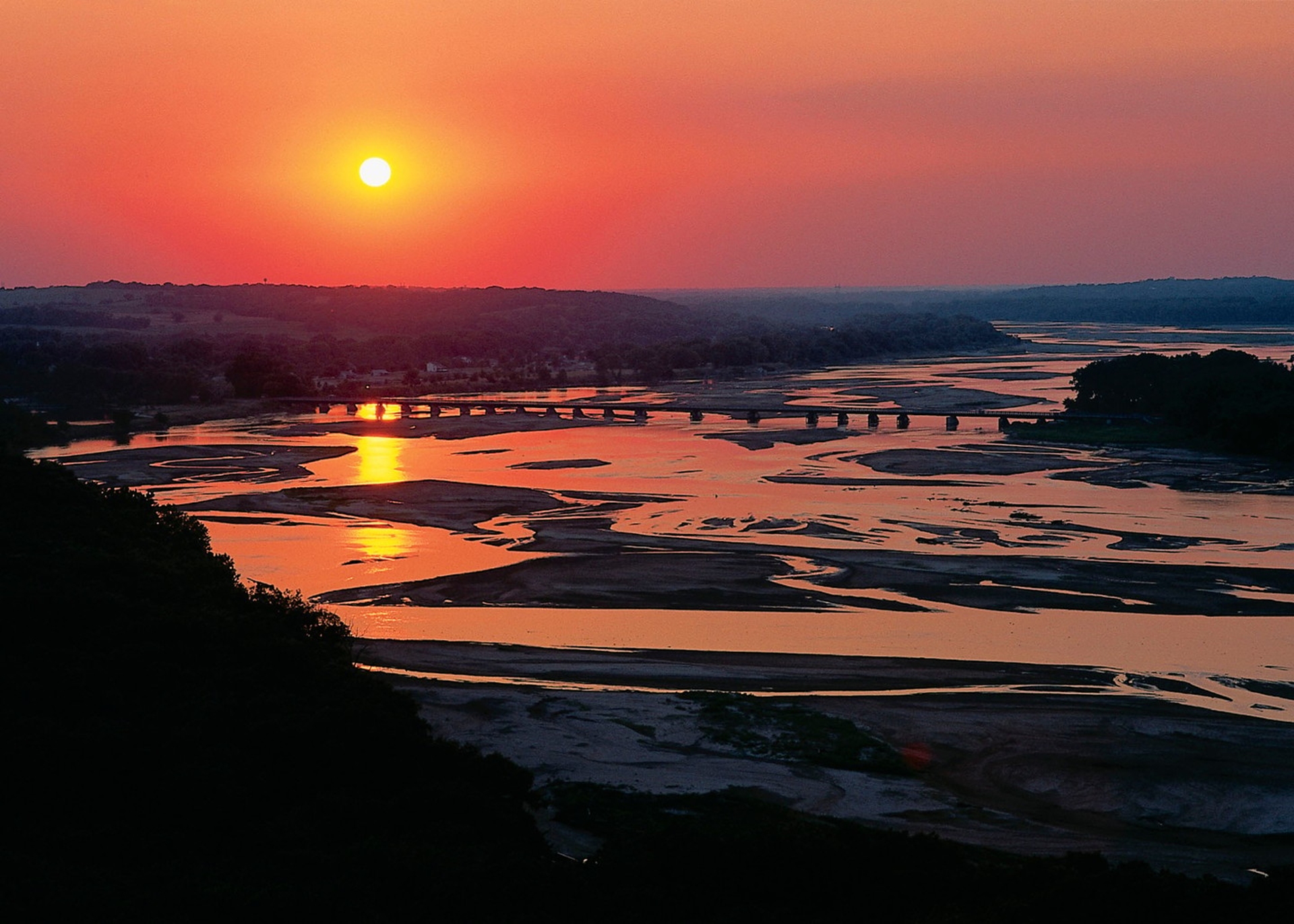 Platte River at Sunset Credit Visit Nebraska