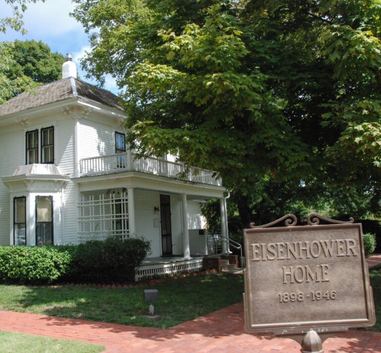 President Dwight D Eisenhower Home Image by Kansas State Tourism 1 e1743048205658
