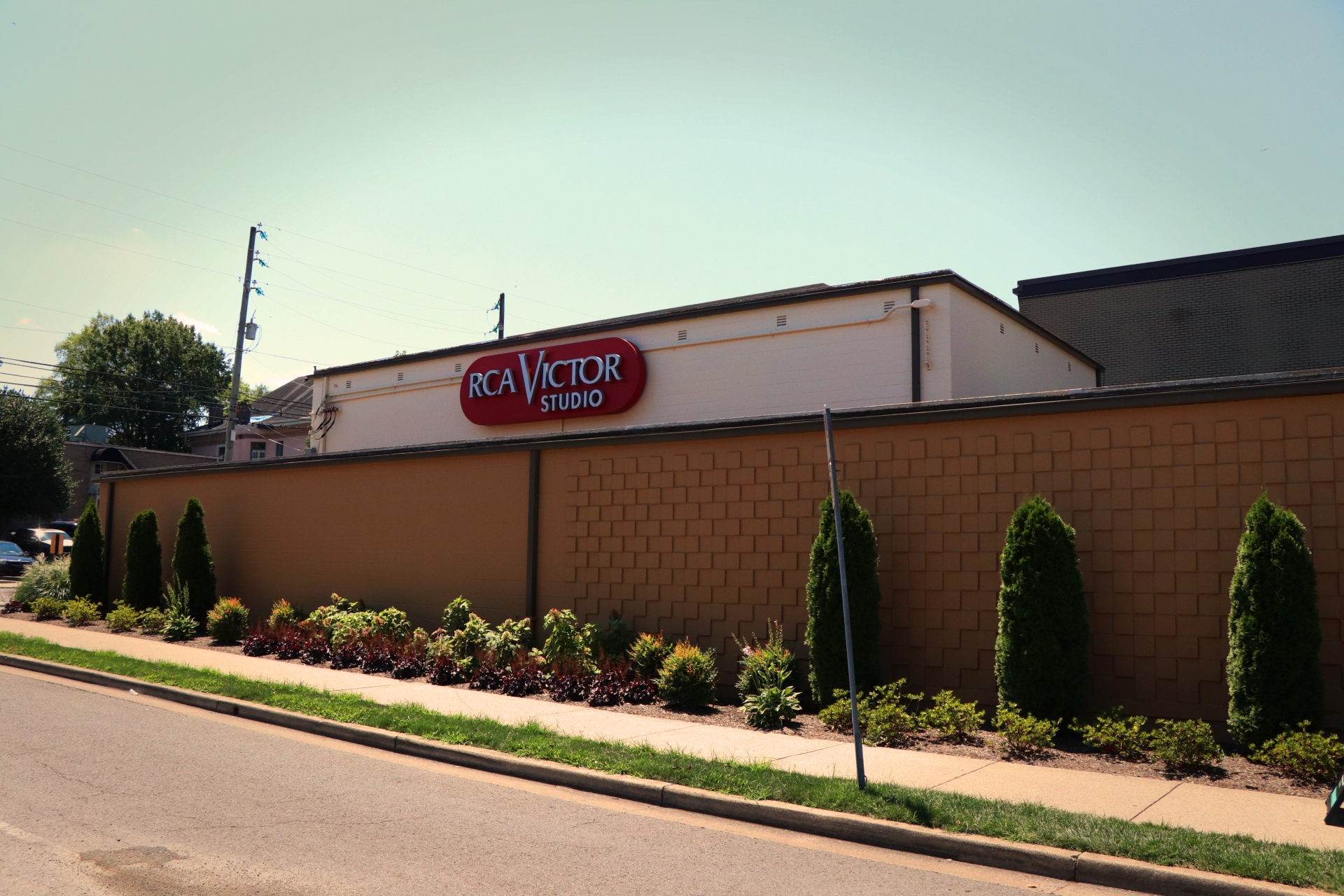 Exterior view of the historic RCA Studio B