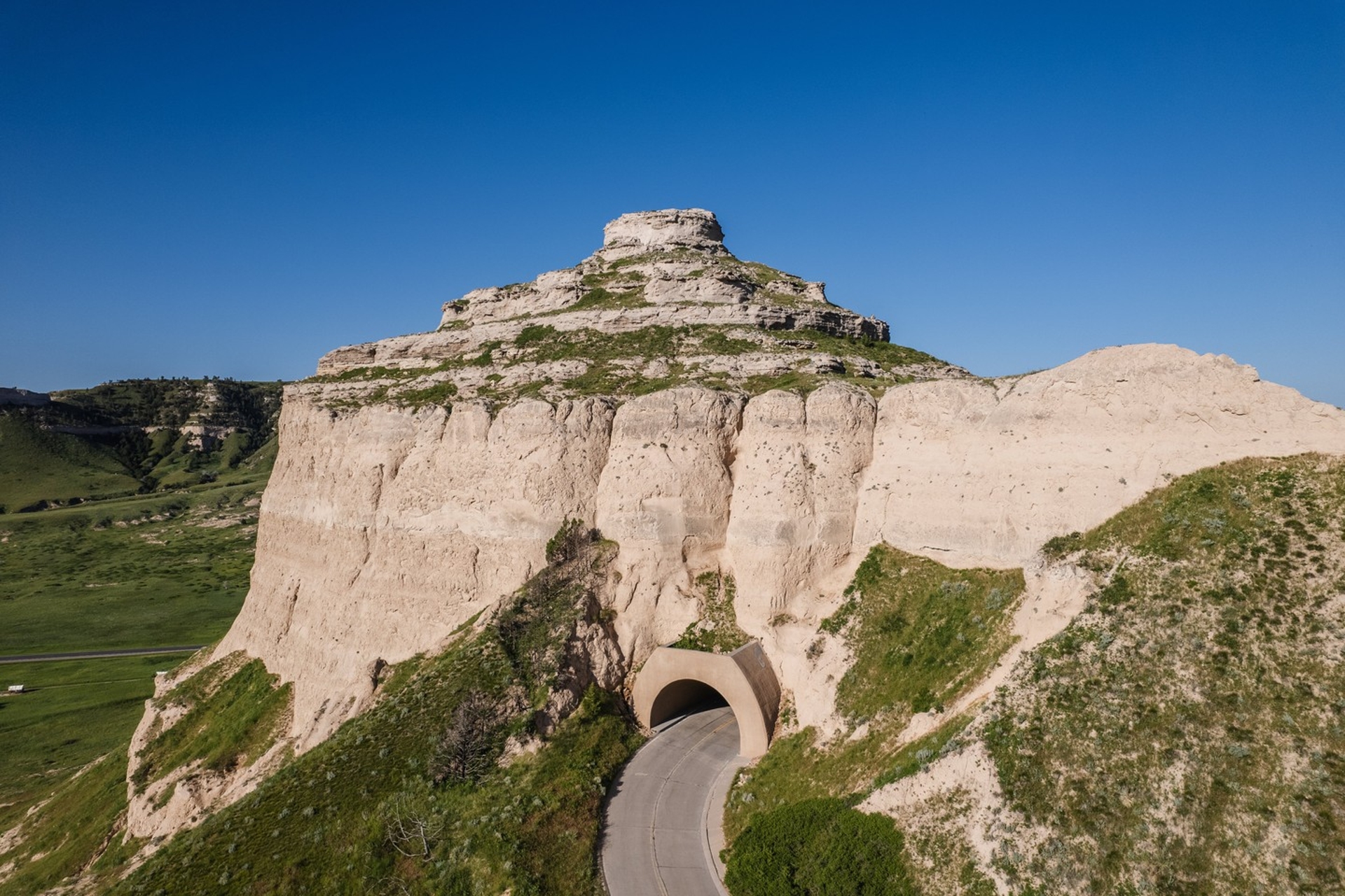 Scotts Bluff National Monument Summit Road Tunnel Photo Credit Neal Alfano Visit Nebraska
