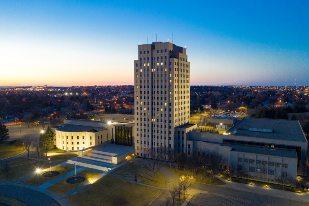 South Dakota Capitol Bismark ND Image By North Dakota Be Legendary DJI 0810