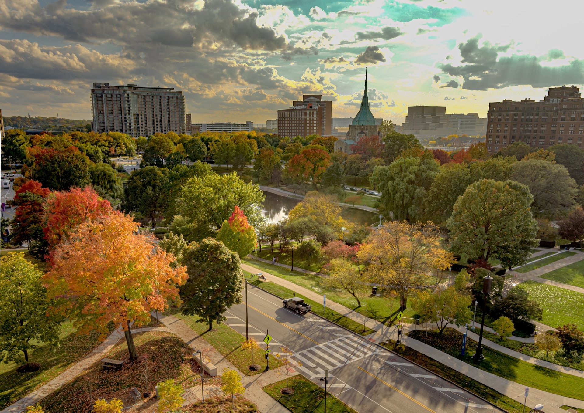 Wade Oval Wade Lagoon Cleveland OH Image By Destination Cleveland