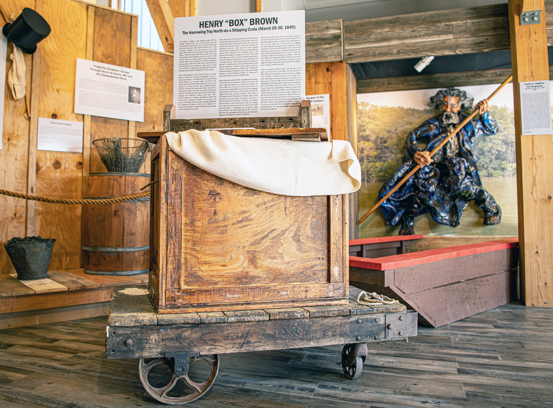 HdG Maritime Exhibit Crate Courtesy of Maryland Office of Tourism