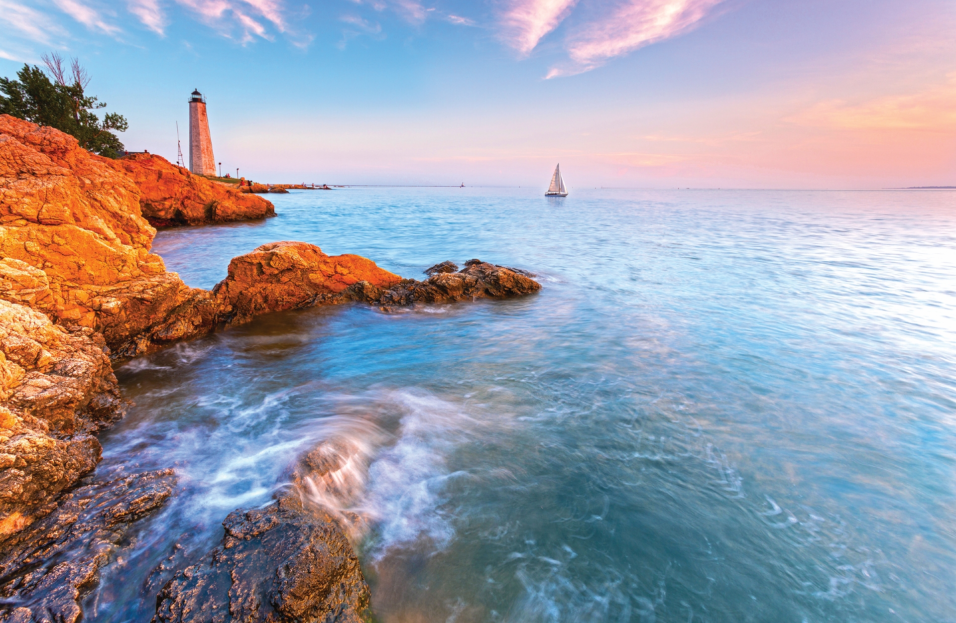 Lighthouse Point Park Courtesy of Connecticut Tourism Office