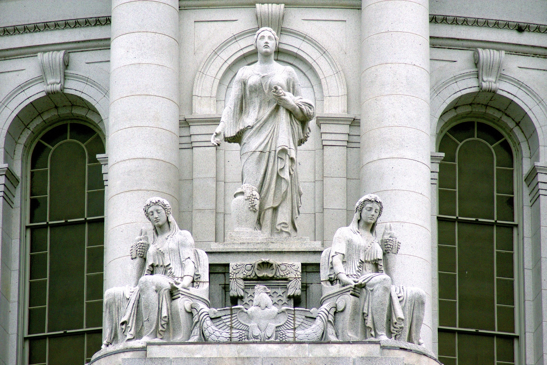Prosperity and abundance Sculpture Wisconsin Capitol WI Image by Mike Goad from