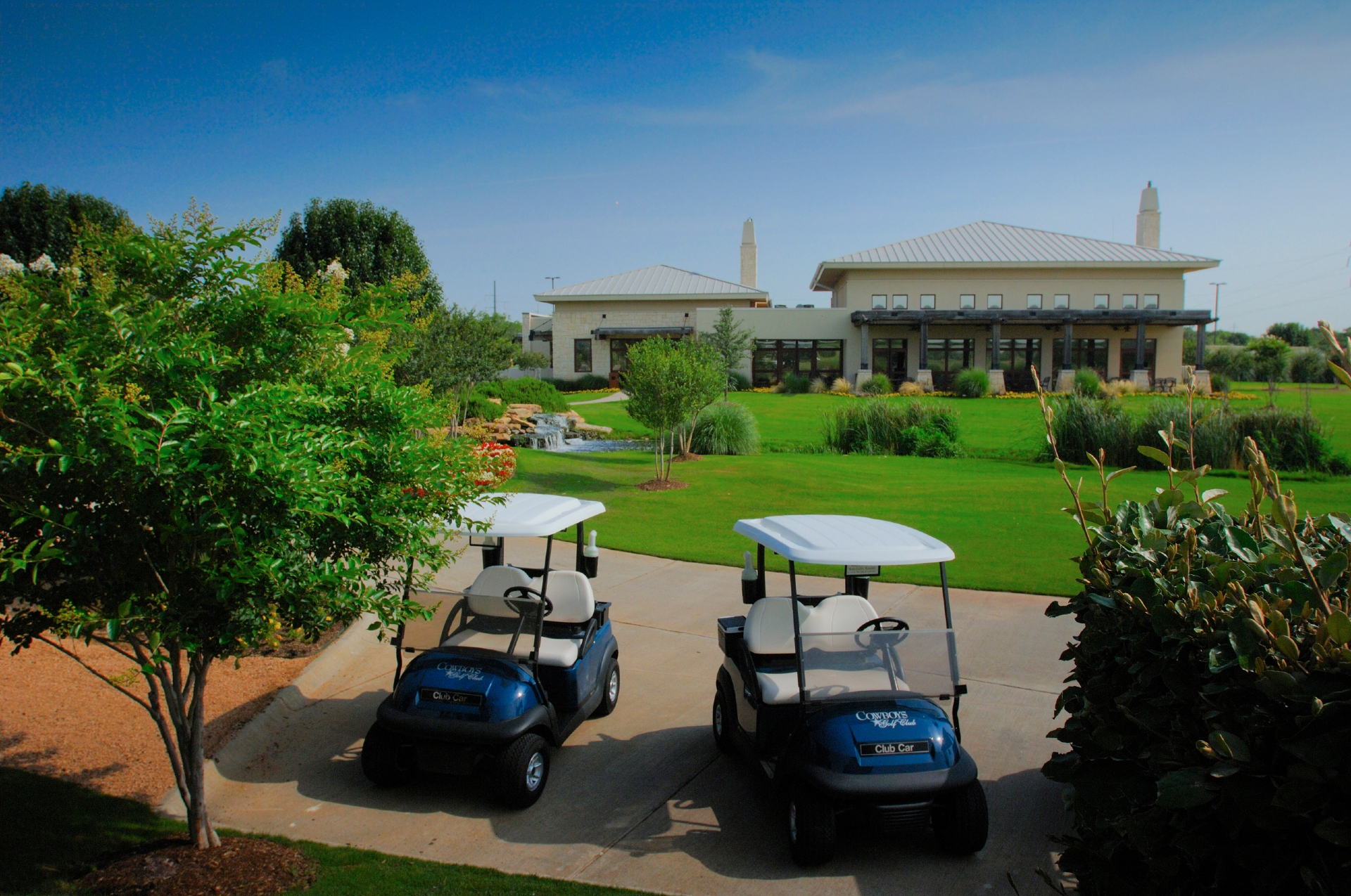 Carts at Cowboys Courtesy Grapevine CVB