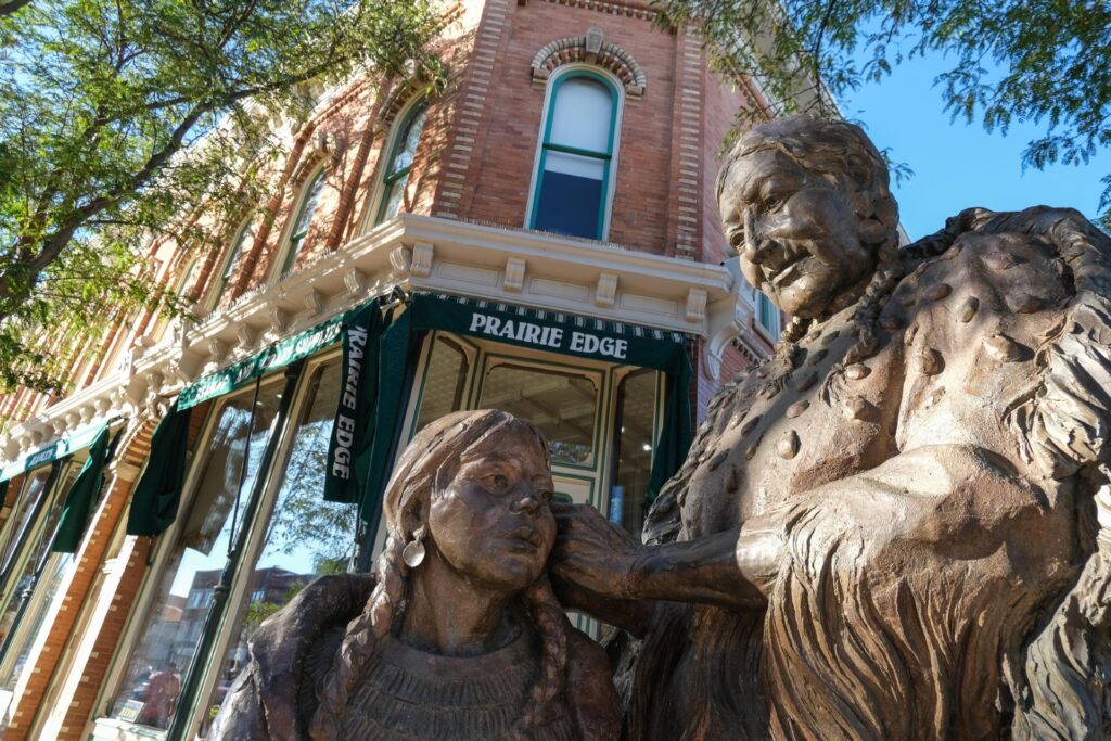 Downtown Rapid City Native American Statue Rapid City SD Image by Visit Rapid City