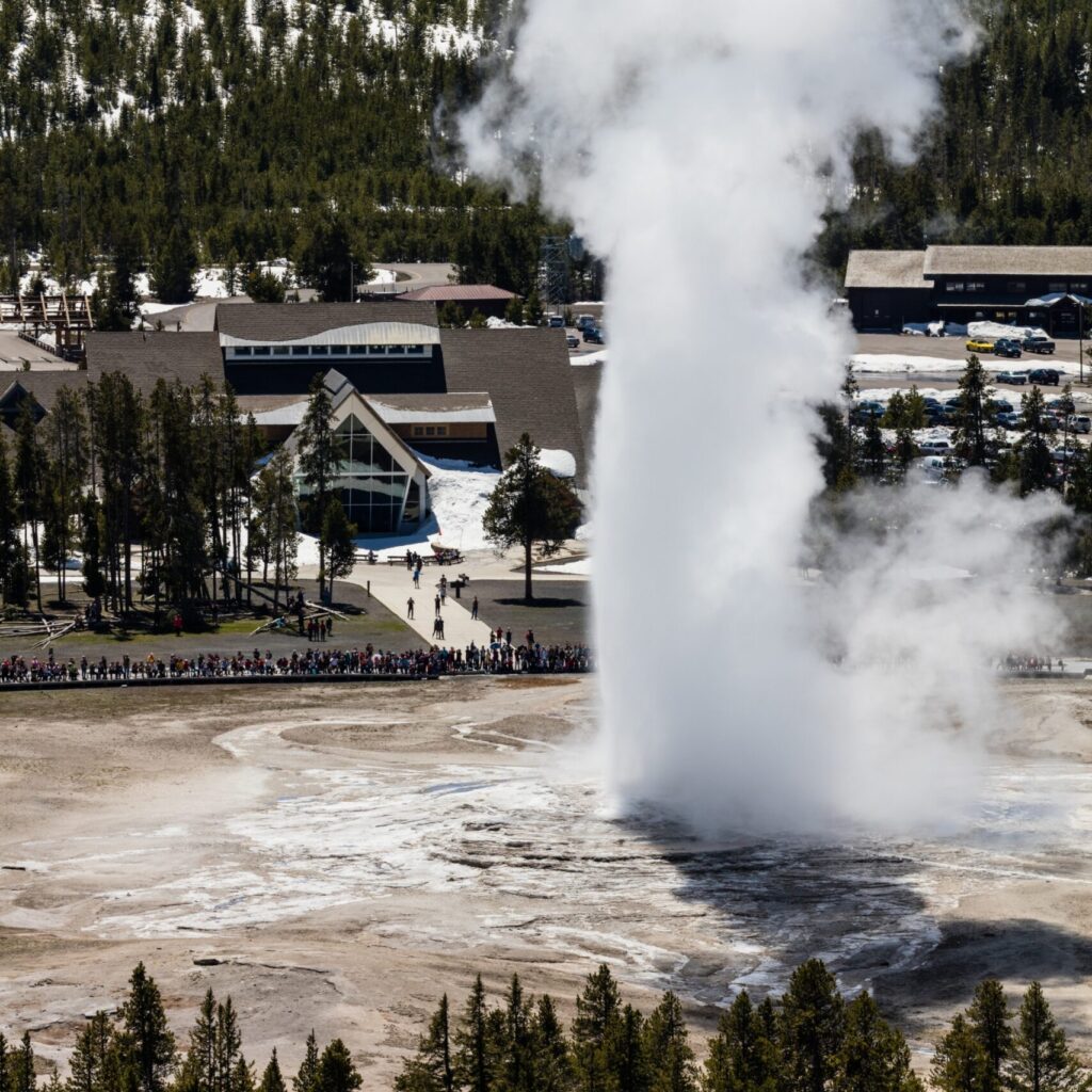 Old Faithful from Observation Point 1 scaled e1747442100992