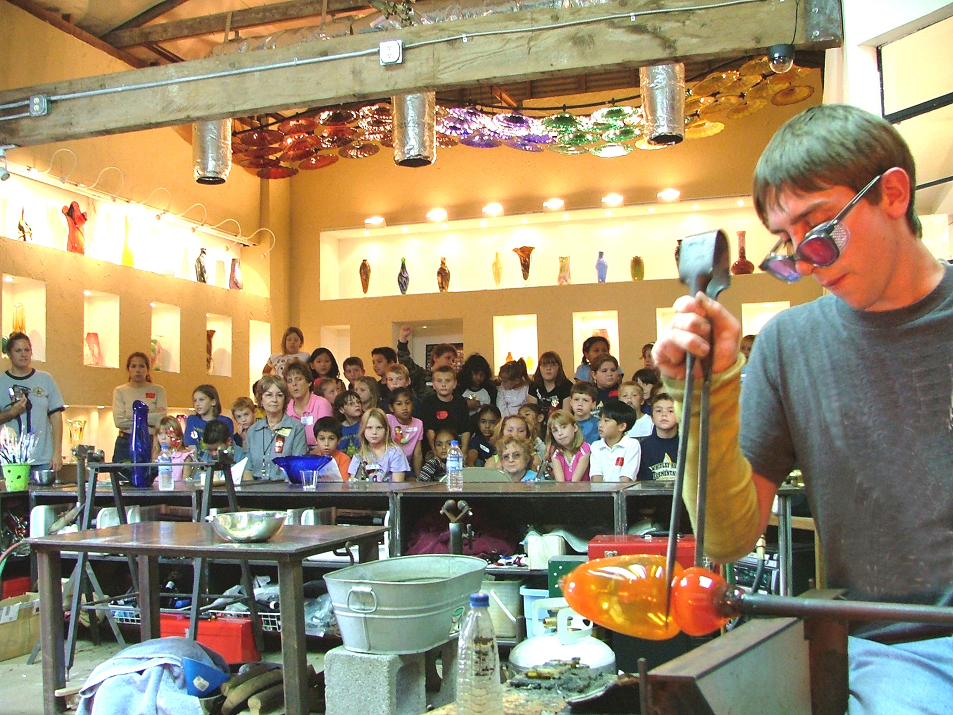 Vetro Glass Blowing Demo Courtesy Grapevine CVB