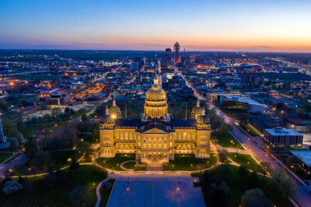 iStock 1222300444 State Capitol Building in Des Moines Image from Istock