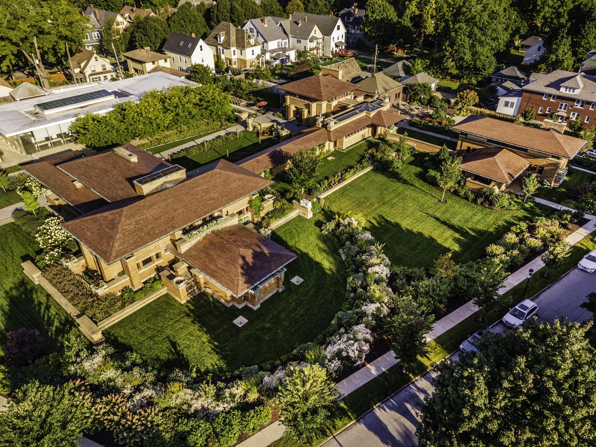 Martin House Aerial Image By Visit Buffalo Niagara Photo by Matthew Digati
