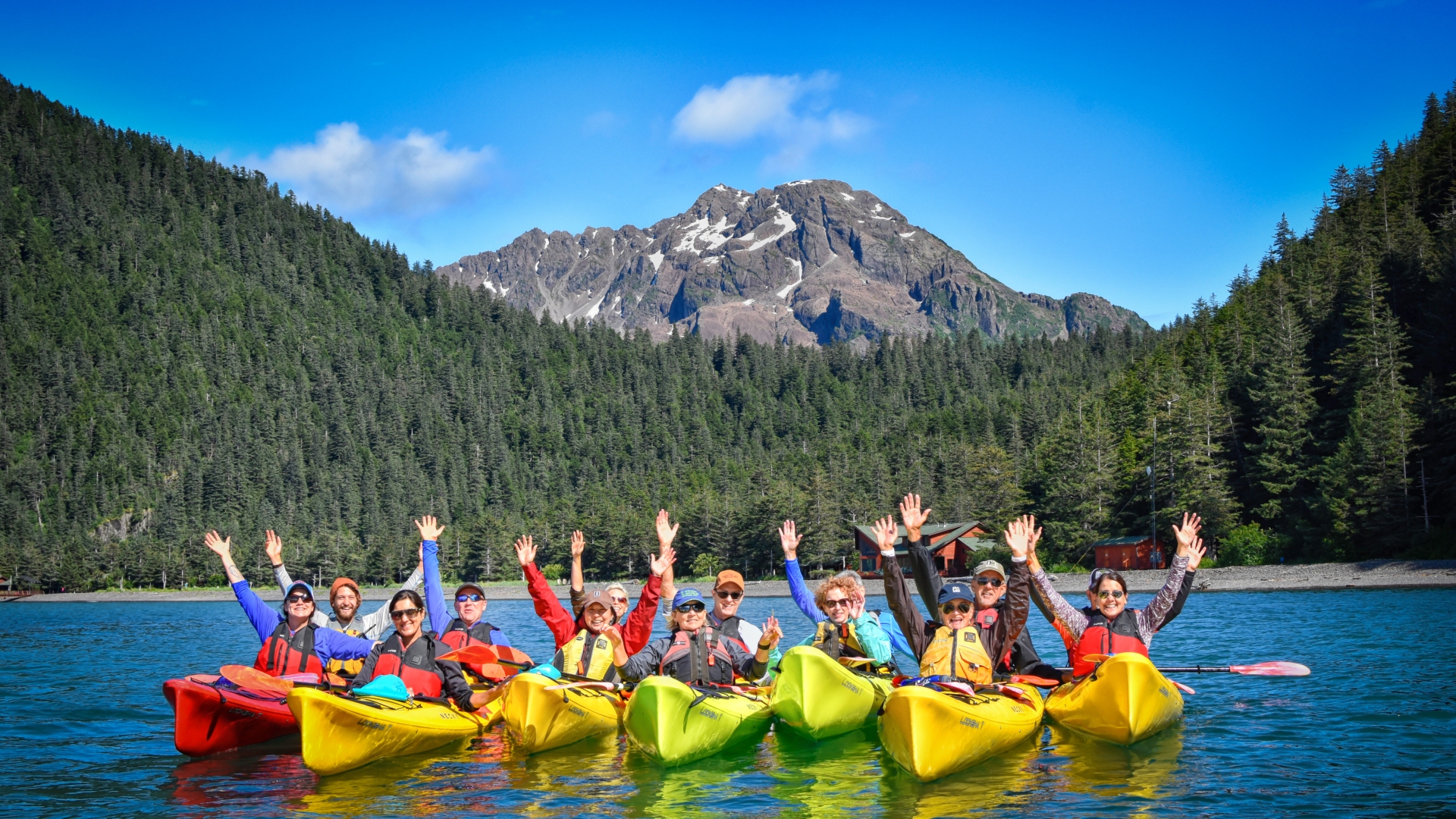 NorthAmerica AK KenaiFjords Water Pose Kayaking. Image by Austin Adventures jpg