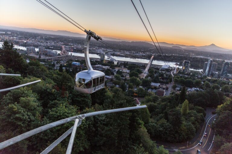 Portland Aerial Tramway OR Image By Travel Portland
