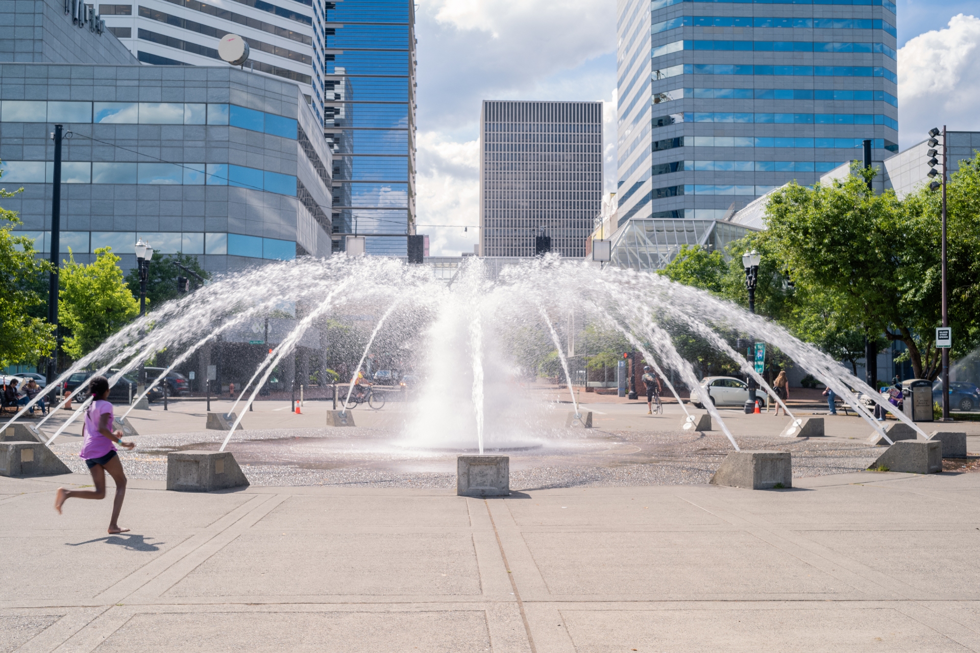 Salmon Street Springs Fountain Image By Travel Portland Credit Justin Katigbak