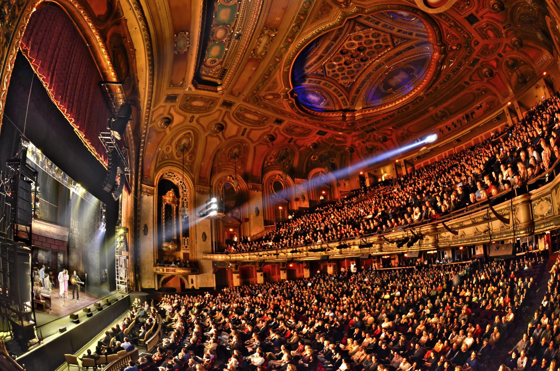 Sheas Buffalo Theatre interior NY State historic theatre with a full crowd