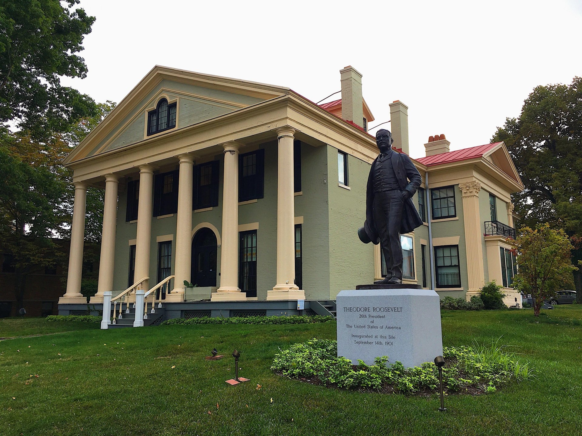 Theodore Roosevelt Site where the 26th president used to live and now an American Historic site