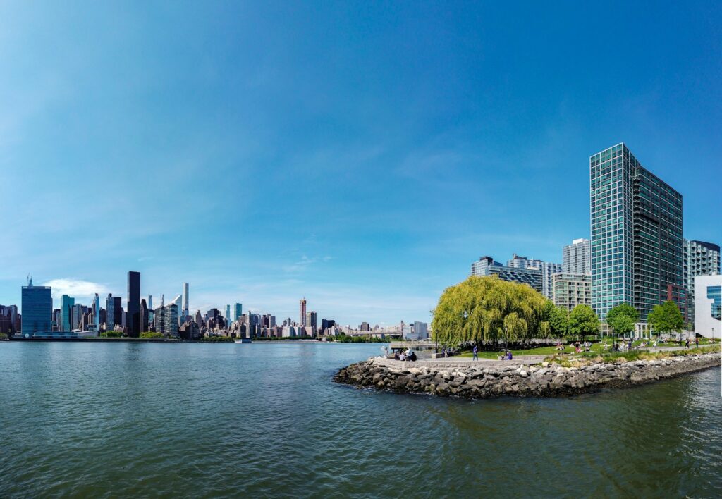 Panorama of the view from Long Island City Image By pierre bouyer unsplash