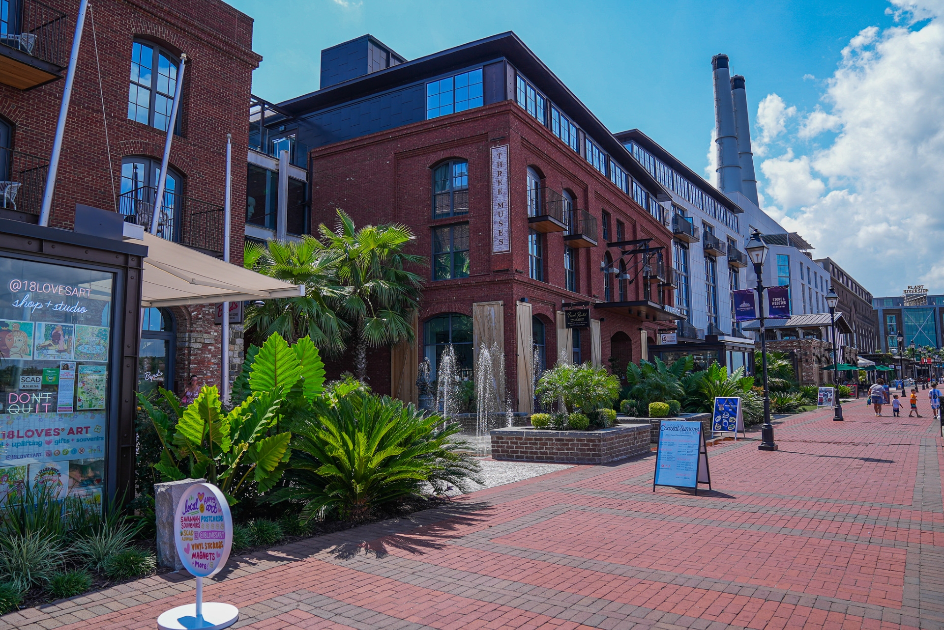 Plant Riverside Outlets Shops Credit Visit Savannah
