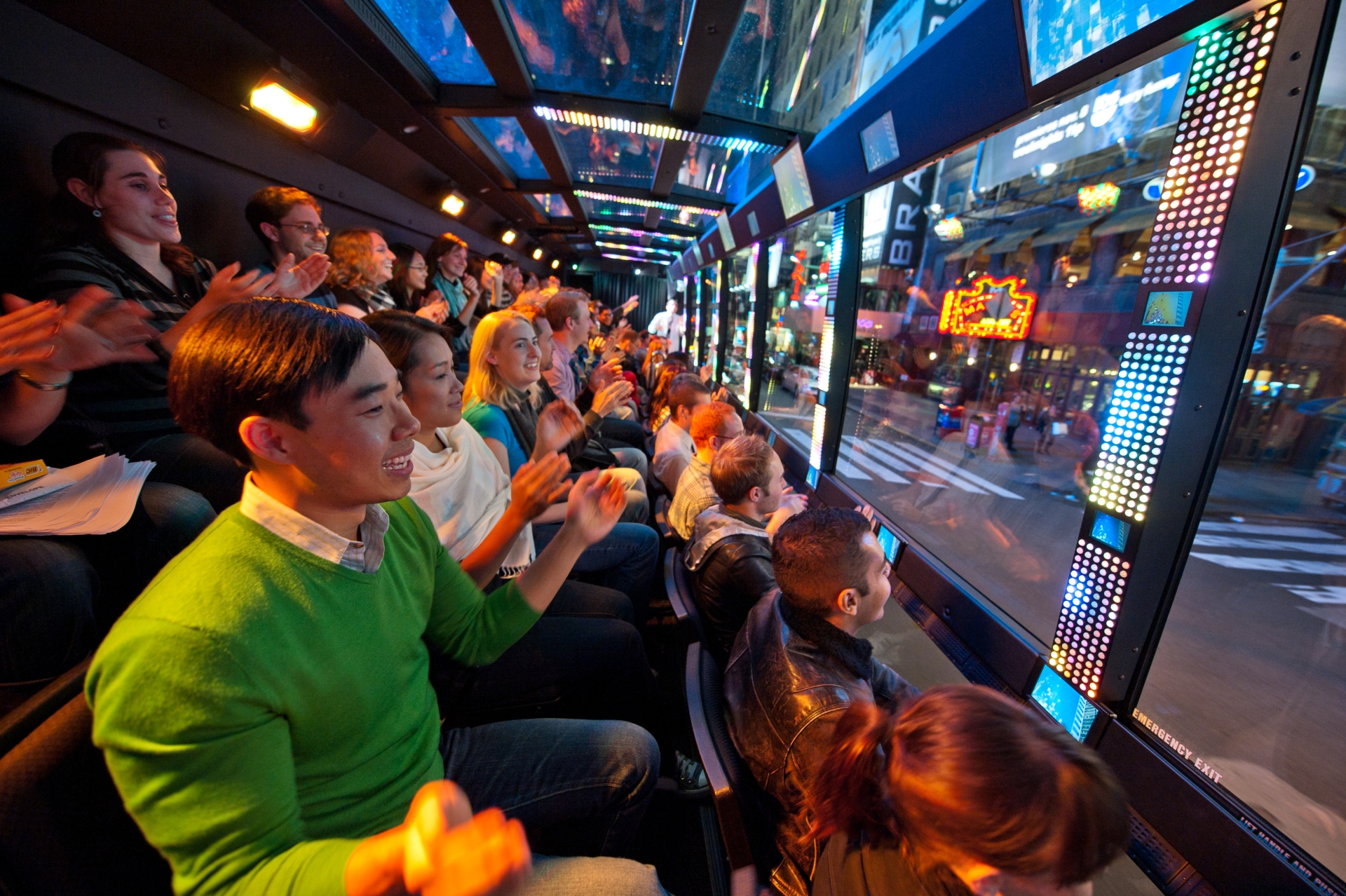 The RIDE entertainment bus
