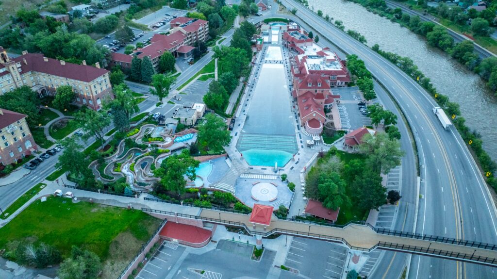 Summer Resort Aerial Image by Visit Glenwood