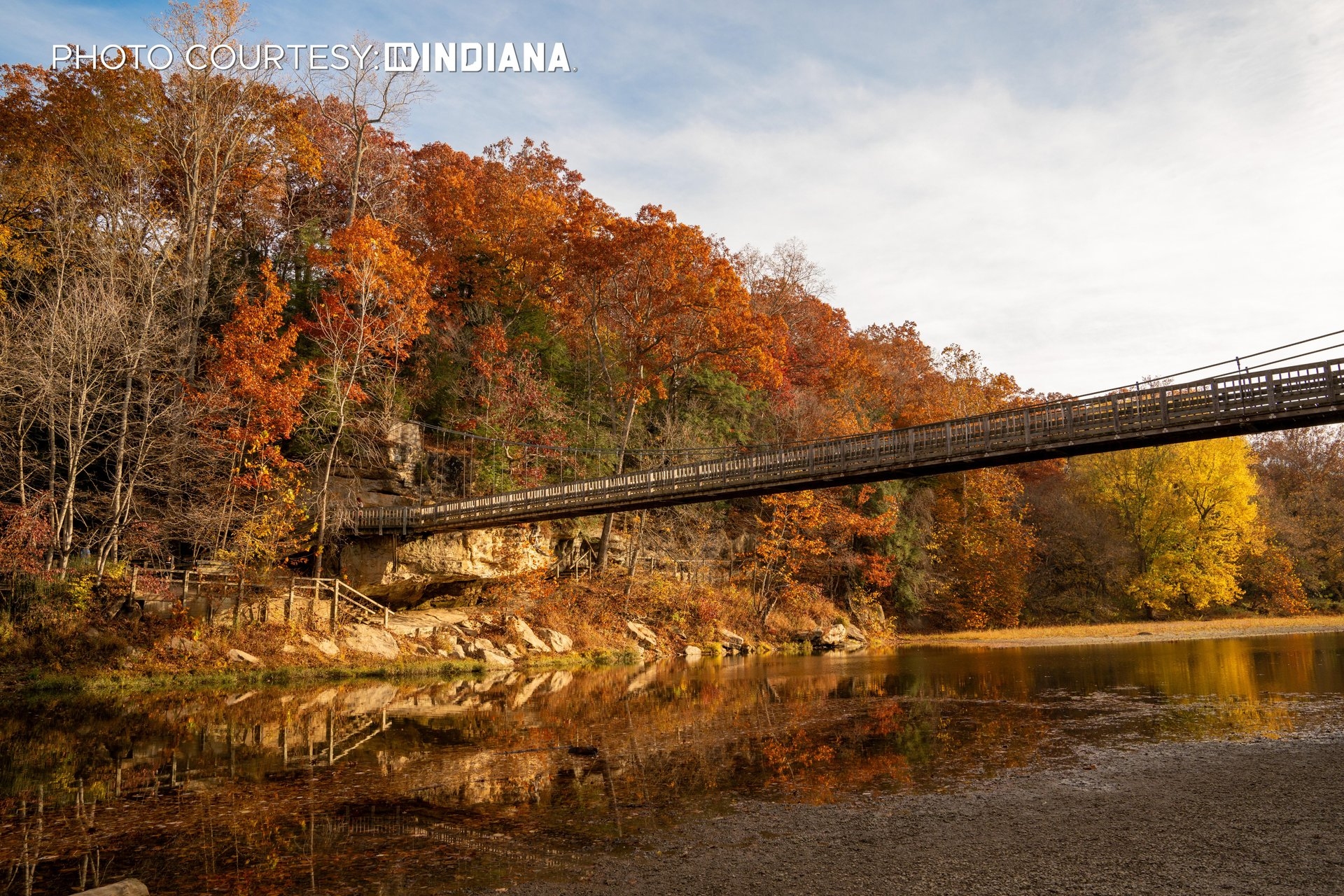 Turkey Run State Park Photo Courtesy of Visit Indiana