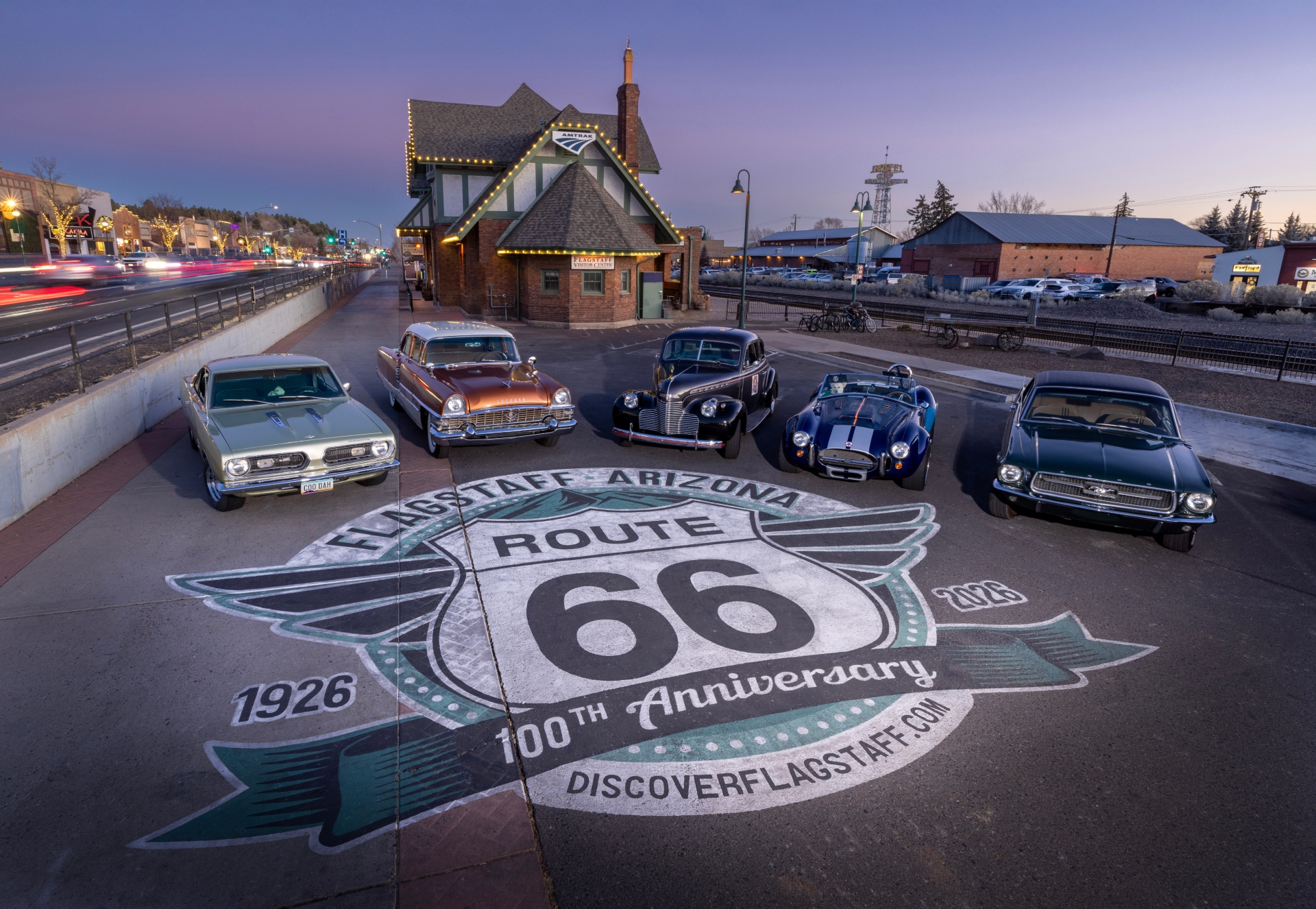 2025 Route 66 Centennial Flagstaff Visitor Center AZ Image By Discover Flagstaff