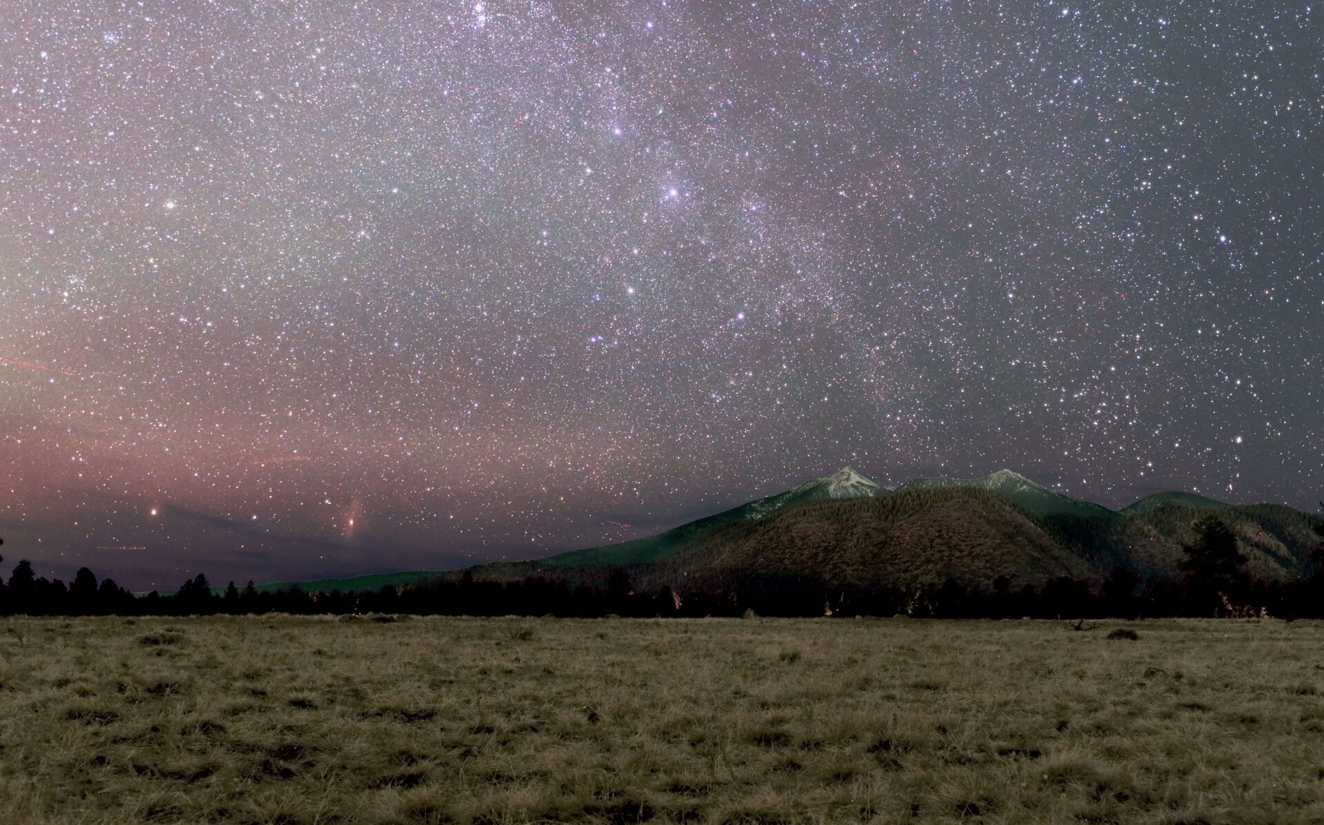 Buffalo Park, flagstaff is the first & largest International dark sky in Arizona