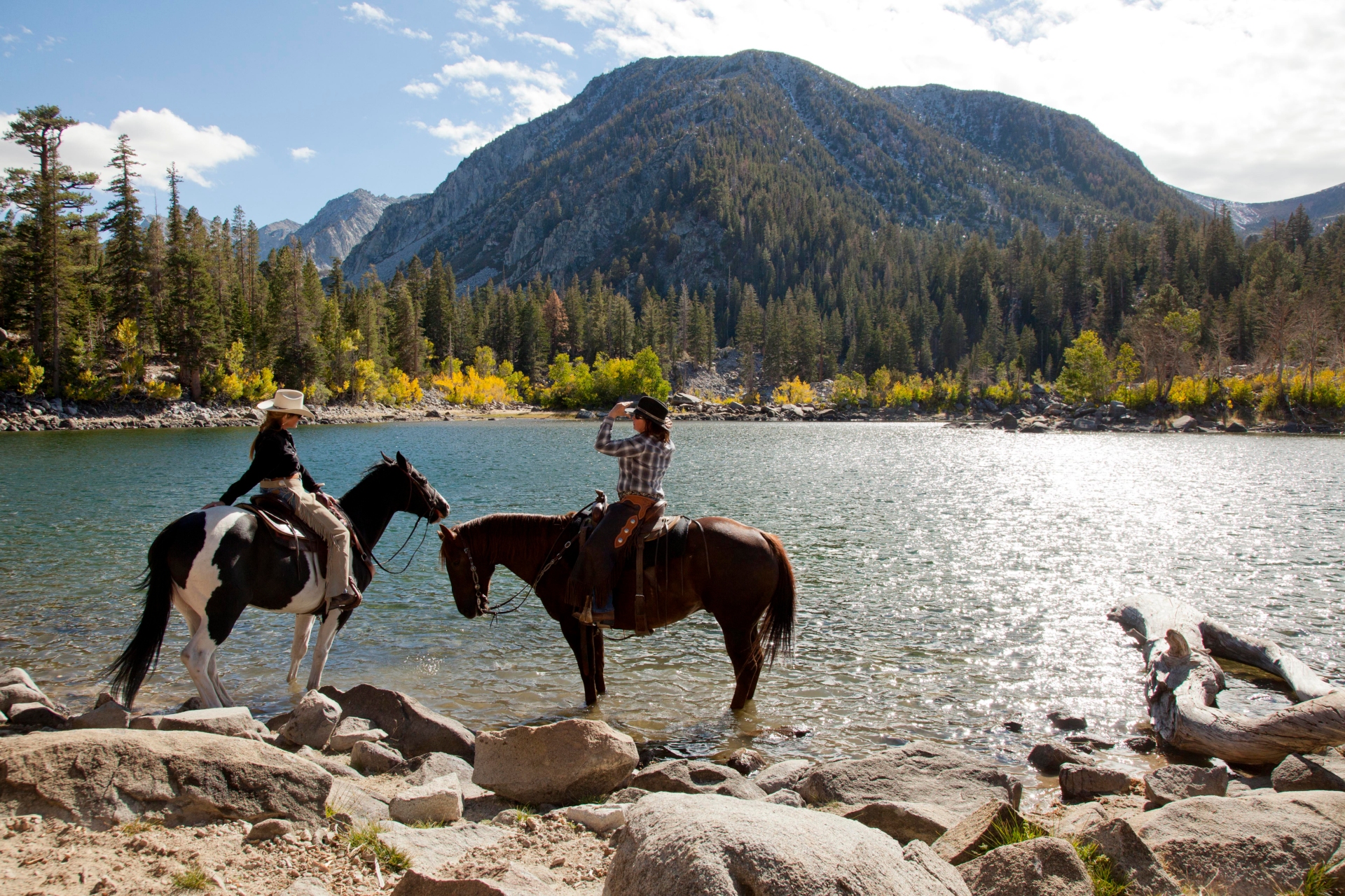 Horseback riding to Sherwin Lakes Trail Mammoth Lakes CA Image by Mammoth Lakes Tourism
