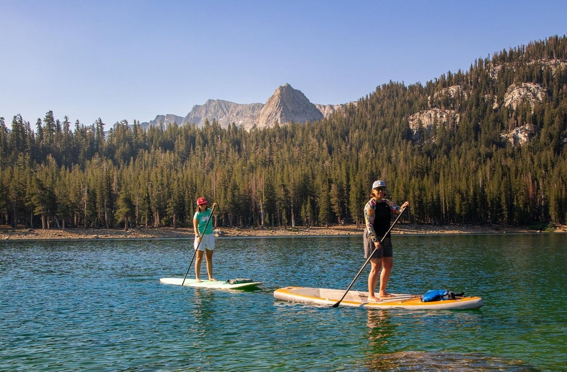 Paddleboarding Horseshoe Lake Photo Credit Samantha Lindberg Mammoth Lakes Tourism