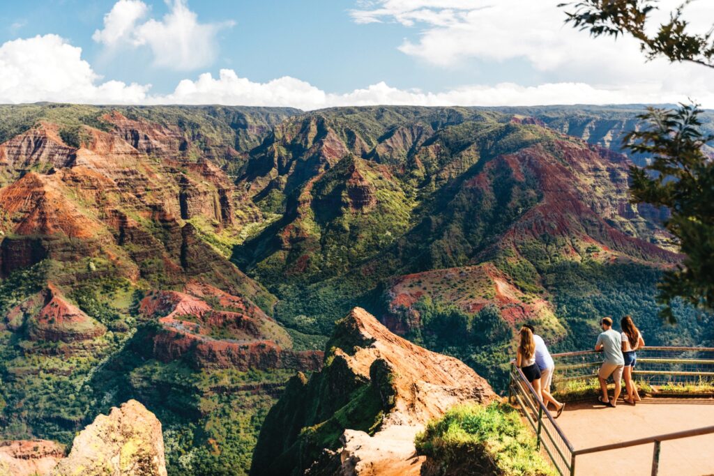 Waimea Canyon Lookout 2 Photo by Ben Ono for Hawaii Tourism Authority