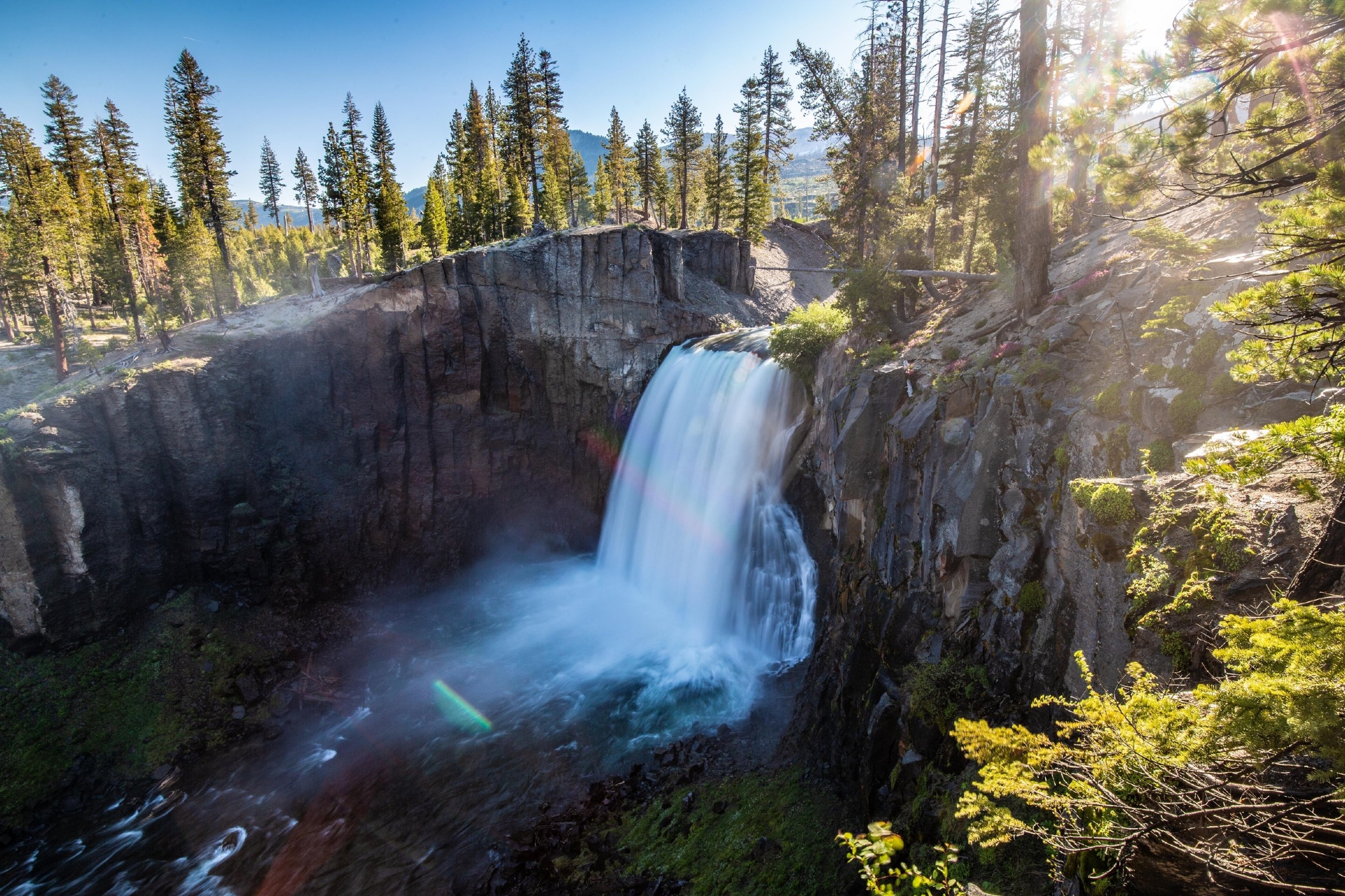 Waterfall in Mammoth Lakes CA Dakota Snider Mammoth Lakes Tourism