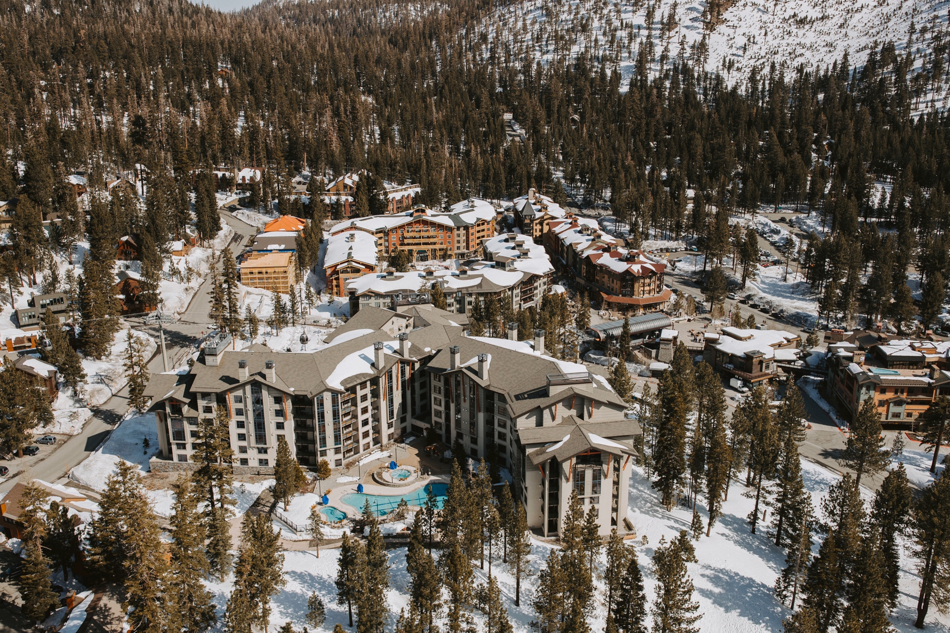 2019 Heli Westin Monache Resort winter Mammoth Lakes CA Image By Mammoth Lakes Tourism Credit Peter Morning