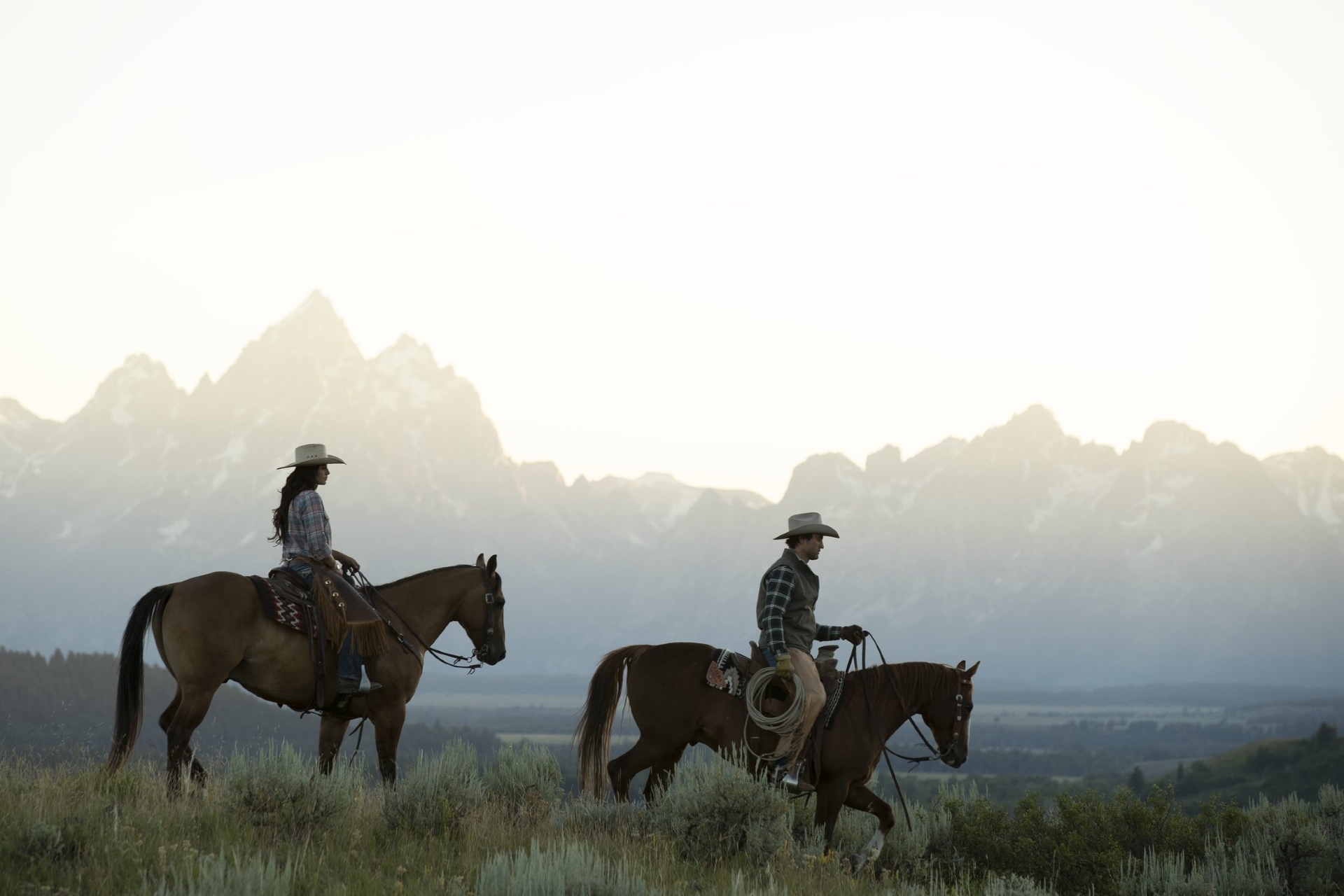 Grand Teton National Park Cowboys Horseriding Image By Wyoming Office of Tourism WY