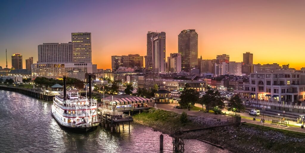 New Orleans at Sunset Credit Larry Gibson i Stock e1762298314184