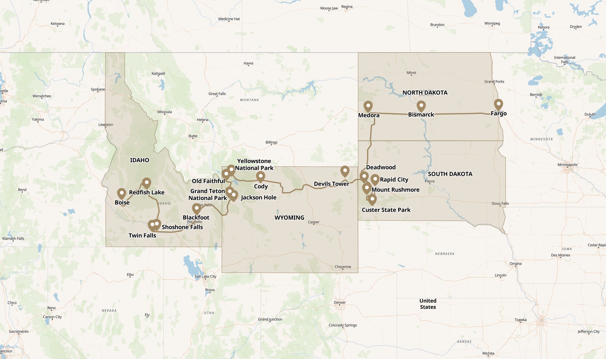 GAW Map B