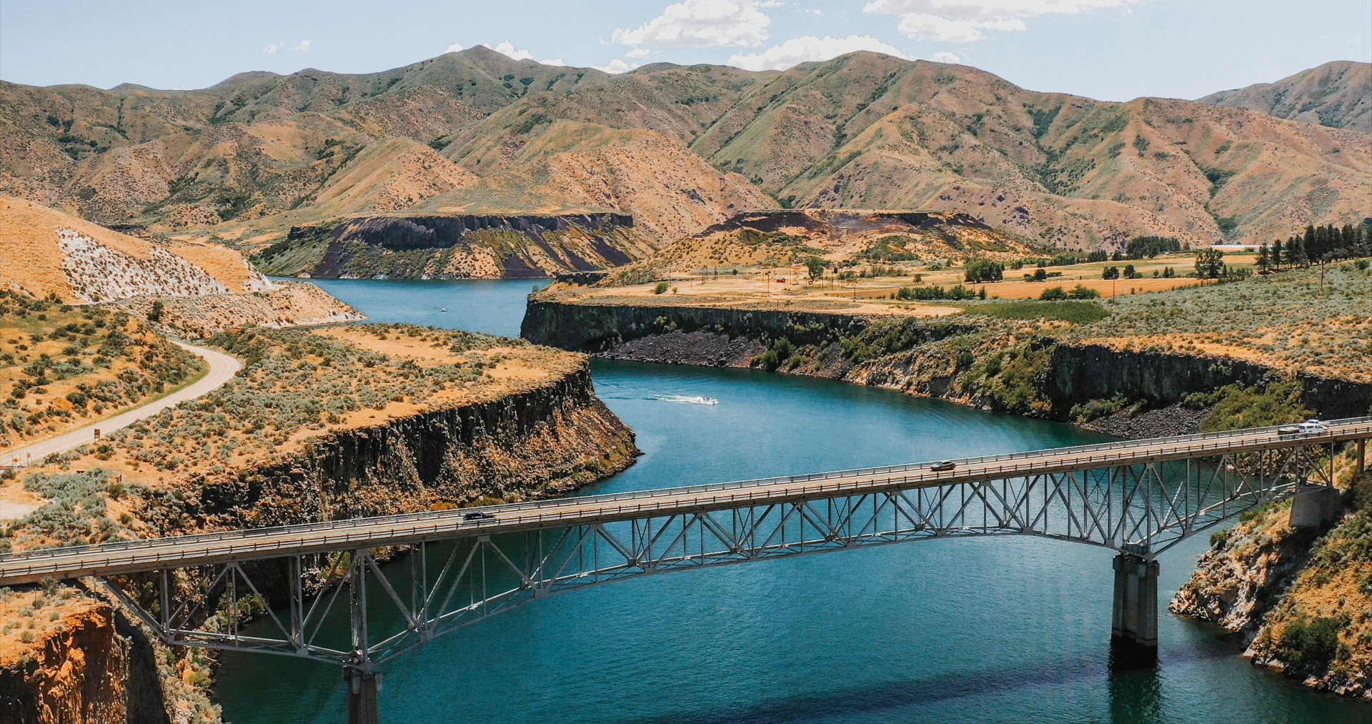 Ponderosa Pine Reservoir Bridge Lucky Peak Boise Image by Visit Idaho