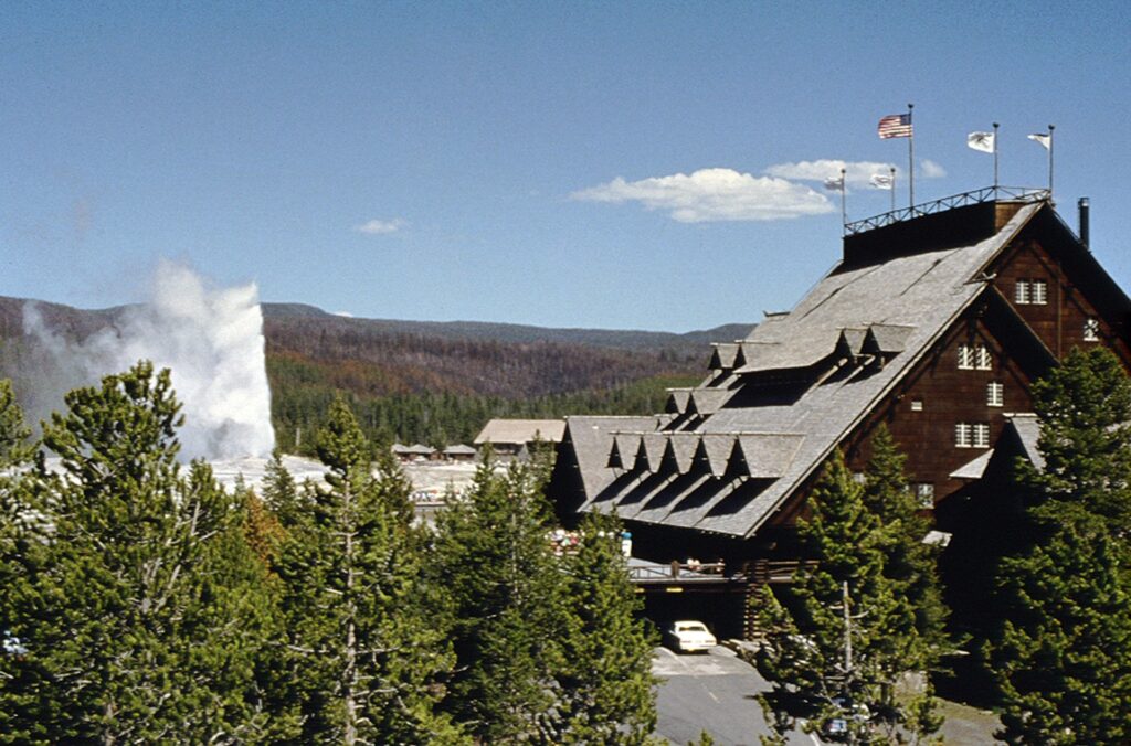 Yellowstone National Park Old Faithful Inn Credit Wyoming Office of Tourism