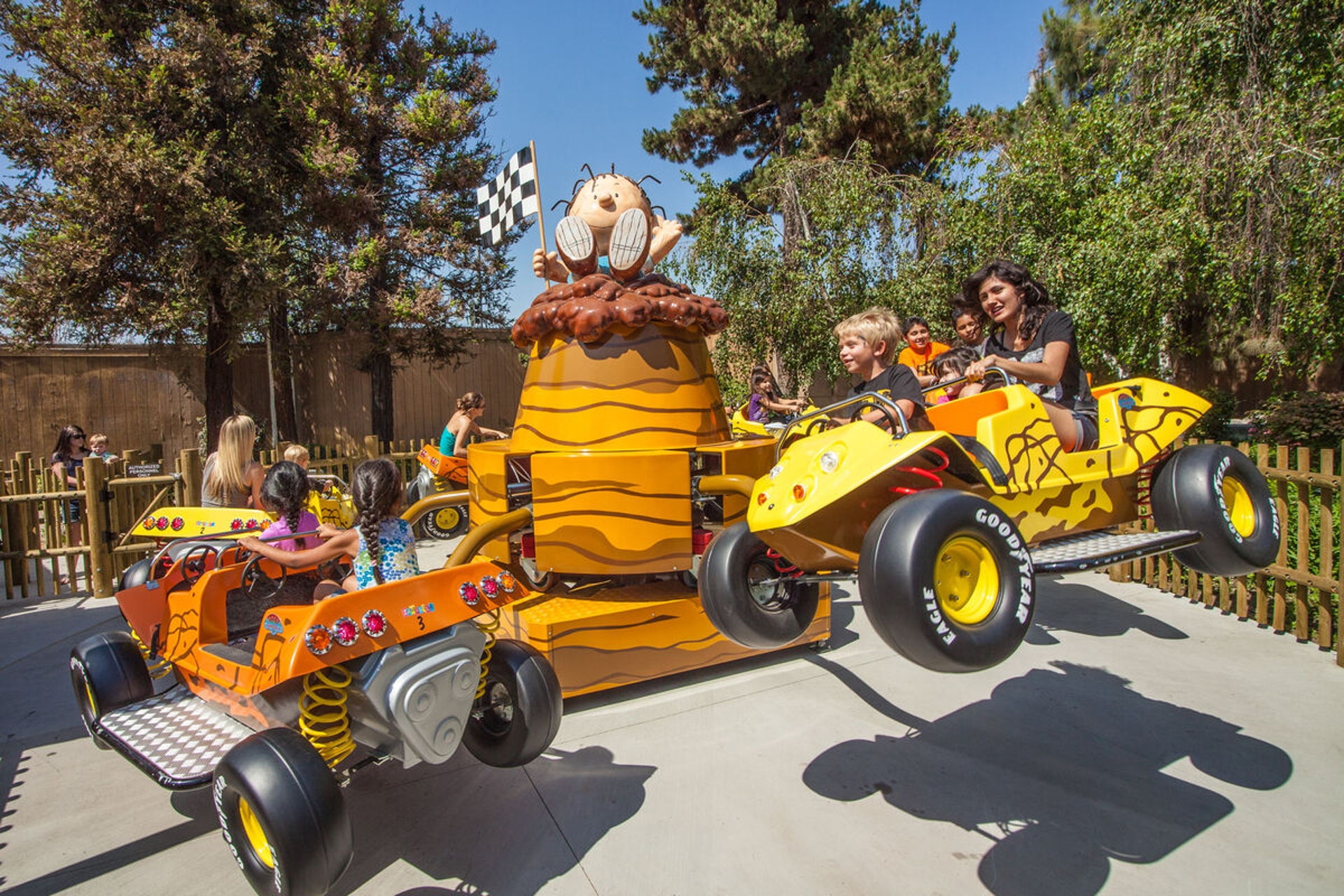 Knotts Camp Snoopy Pig Pens Mud Buggies Knotts Berry Farm CA Image by Go City 1