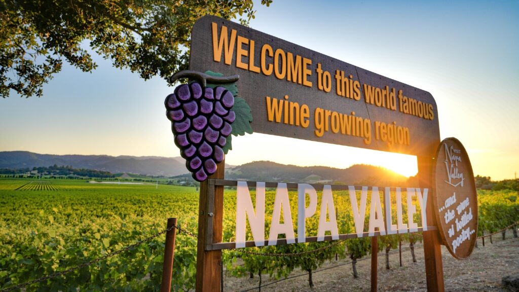 Welcome Sign Napa Valley CA Image By Visit Napa Valley Micheal Cuffe